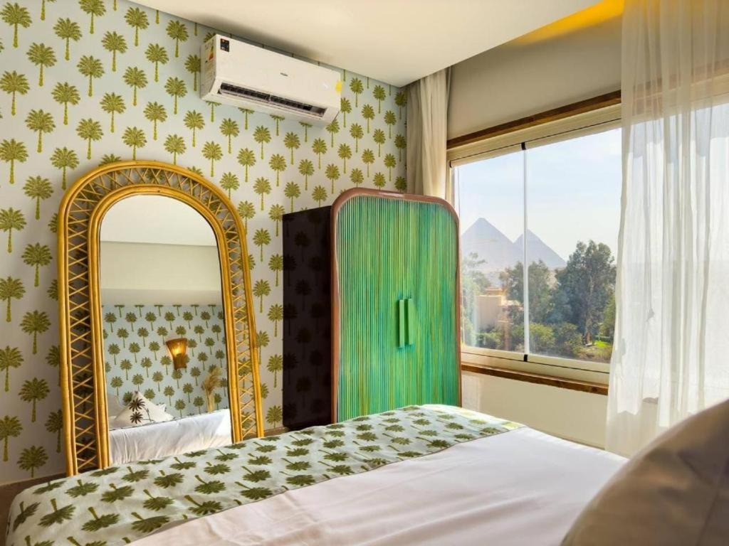 Bohemian Oasis with Pyramids View Ancient Bohemian Giza Khan