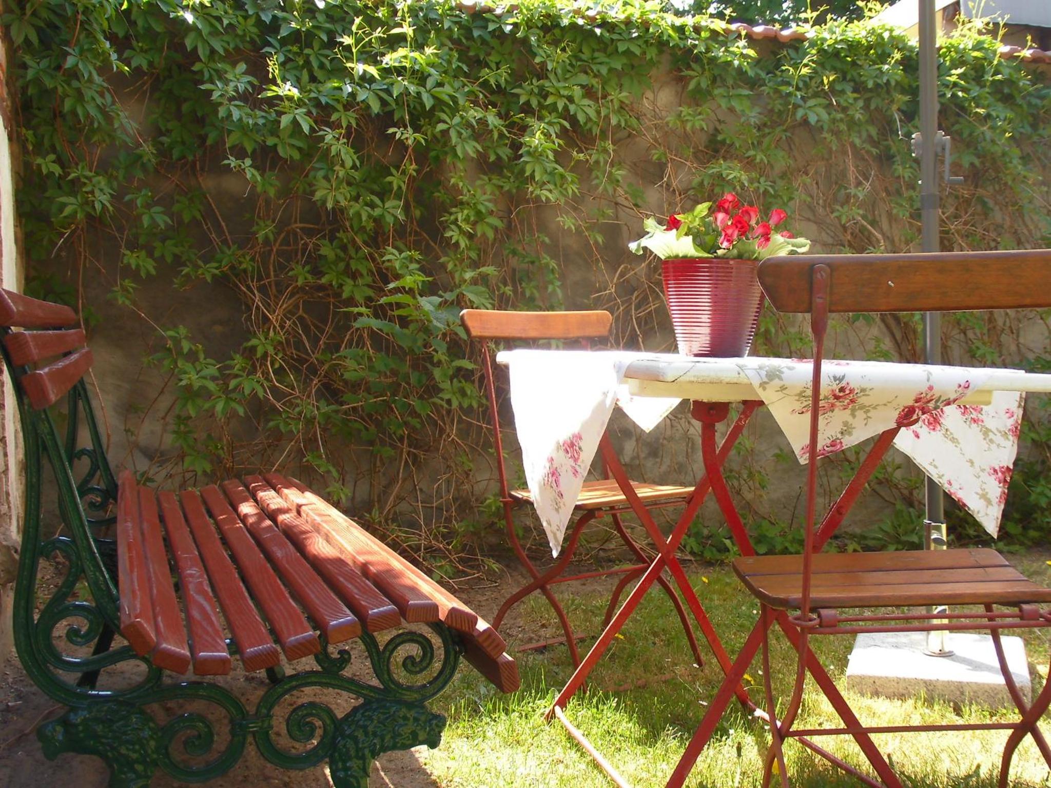 SchlossparkFerienwohnungen Rheinsberg mit Garten