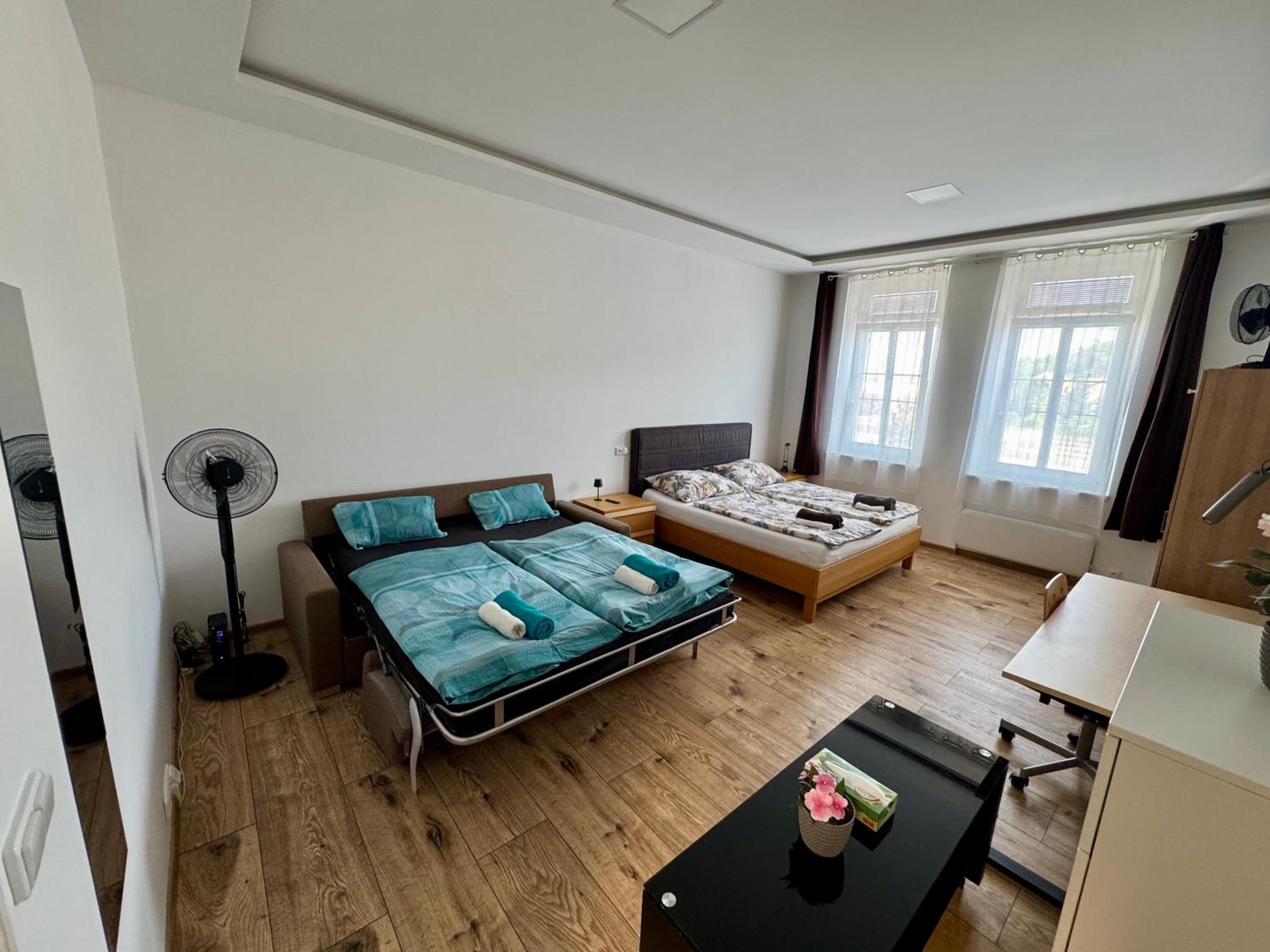 Apartment with Workspace and TV