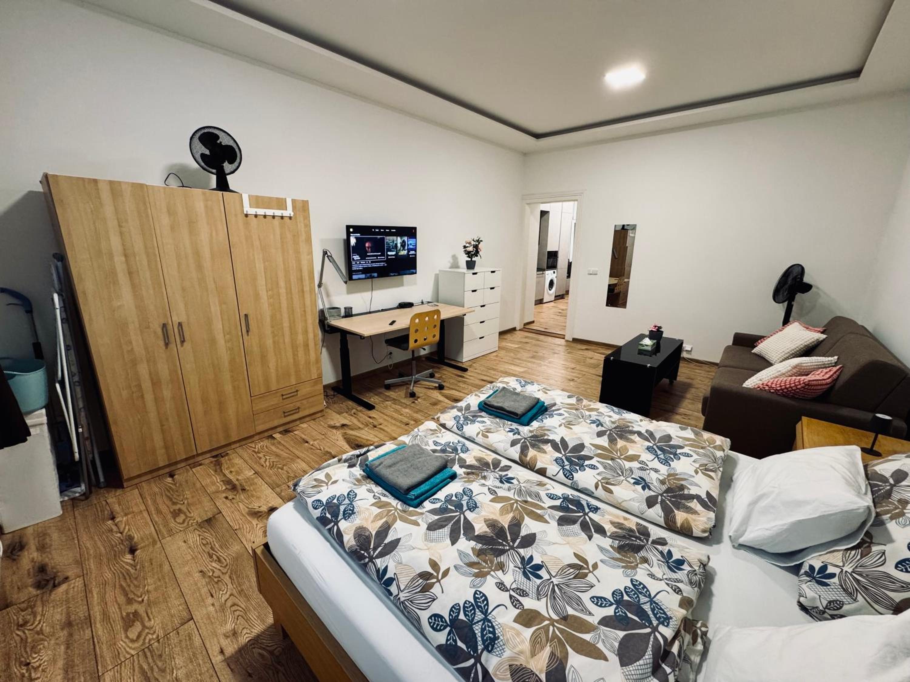 Apartment with Workspace and TV