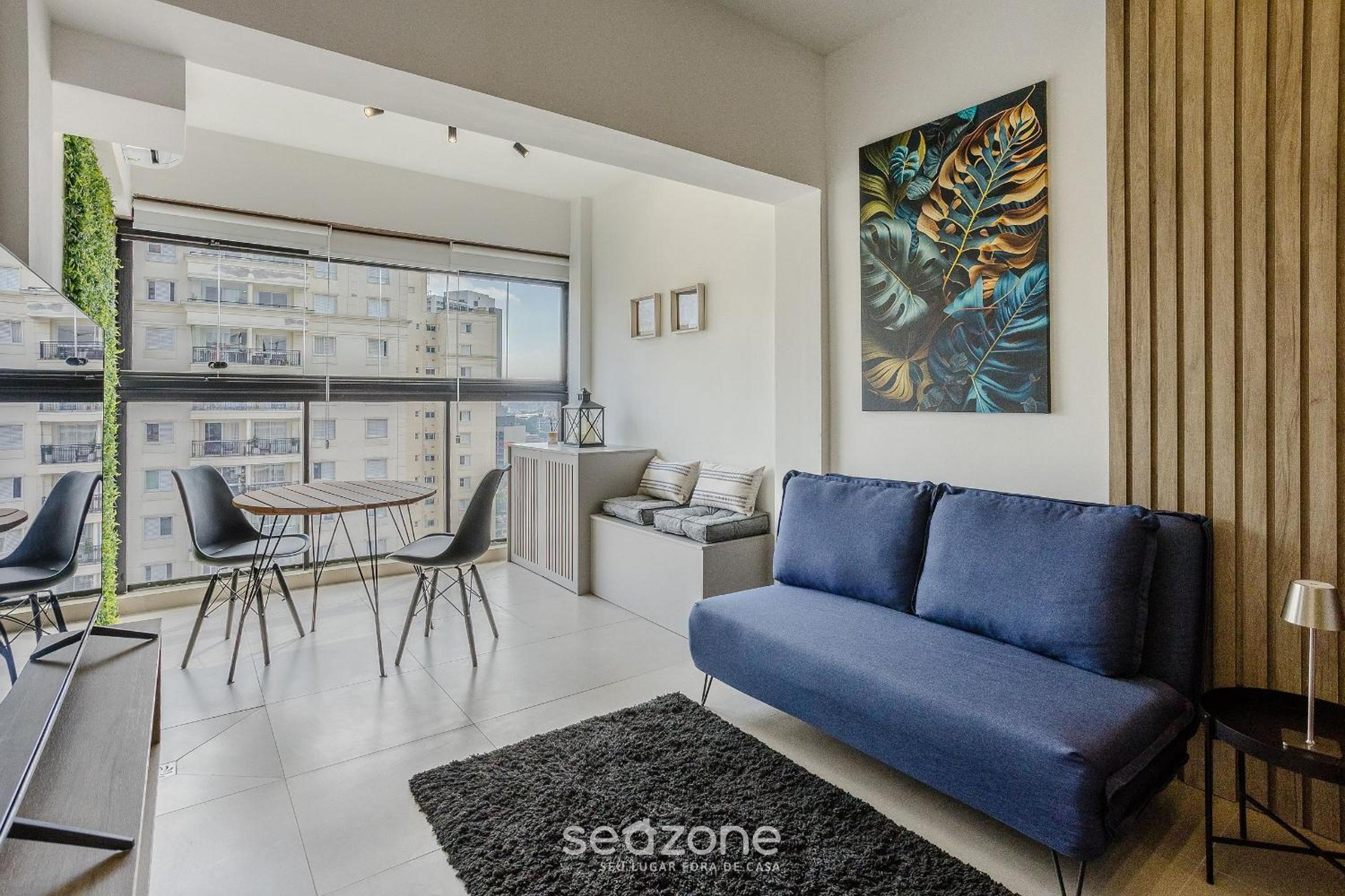 Apt in SP 600m from Allianz Parque - TRO0154