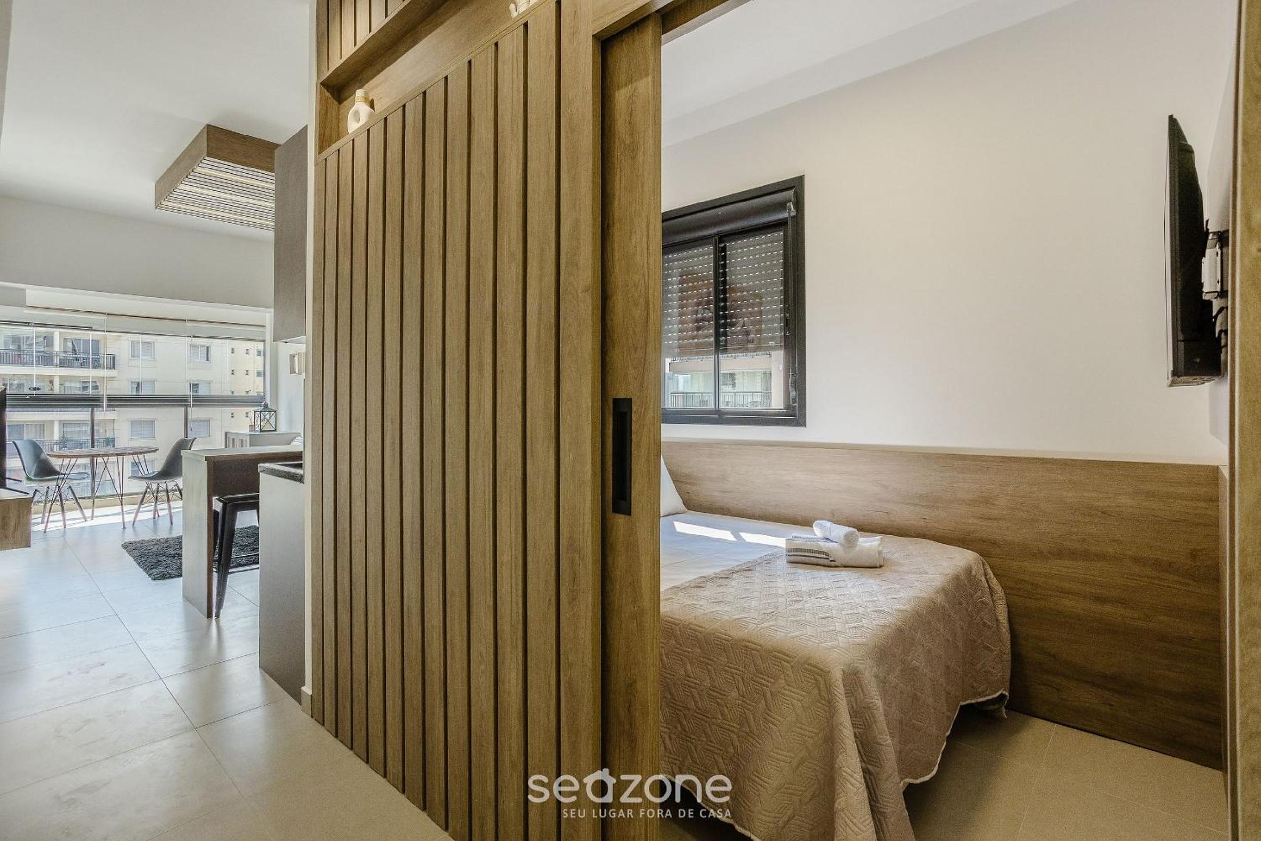 Apt in SP 600m from Allianz Parque - TRO0154