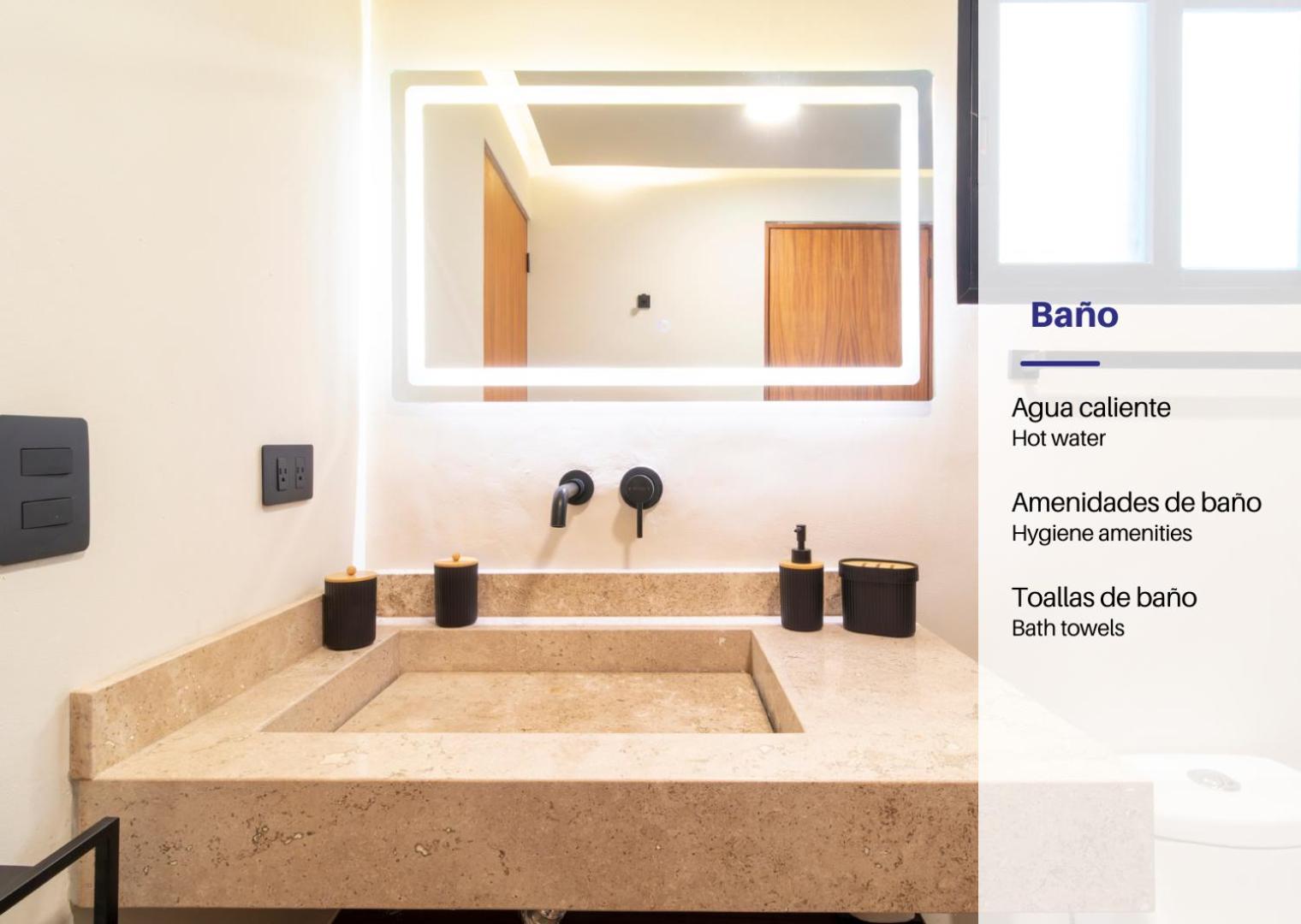 Apt with Private Rooftop in Tulum, 2 BR