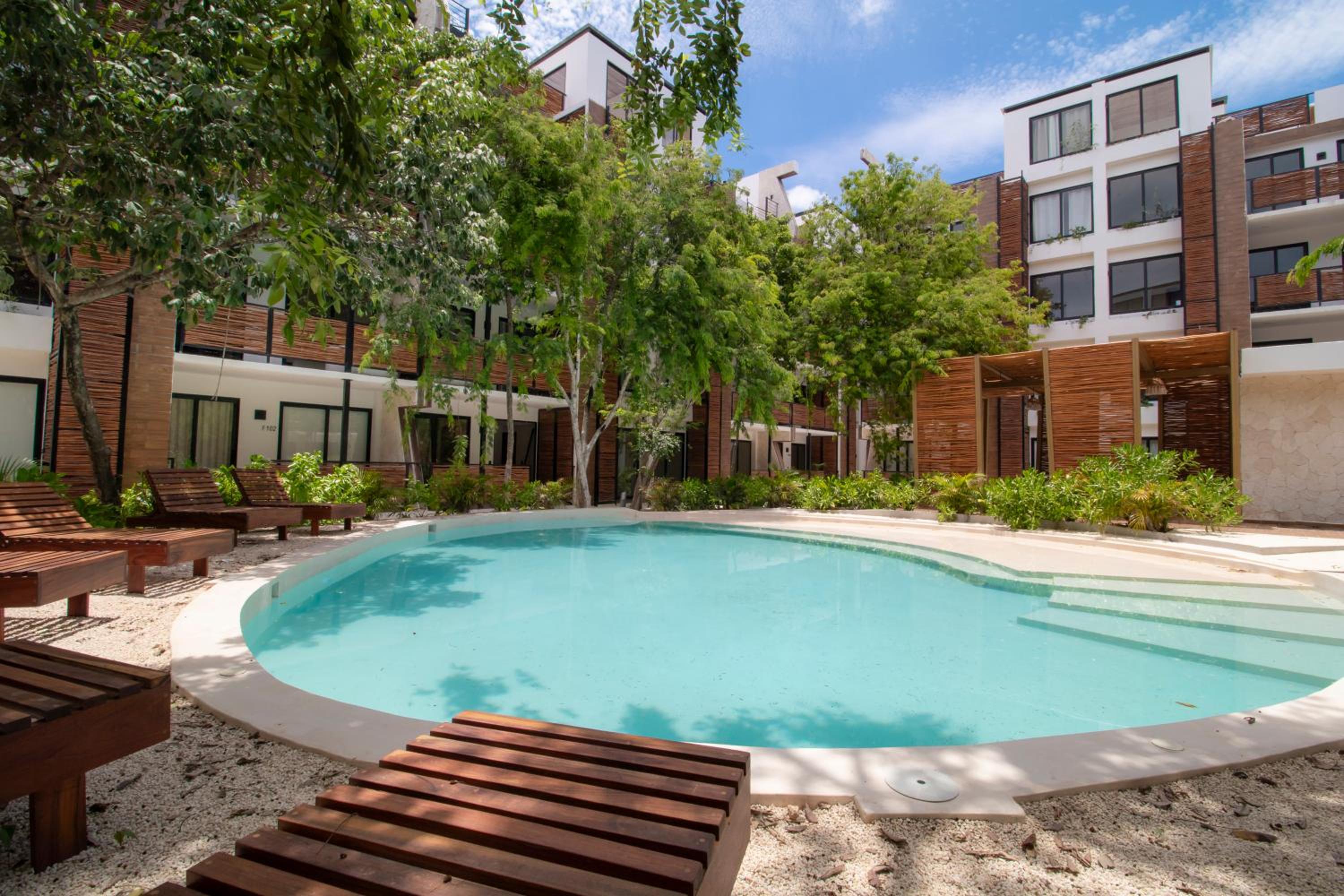 Apt with Private Rooftop in Tulum, 2 BR