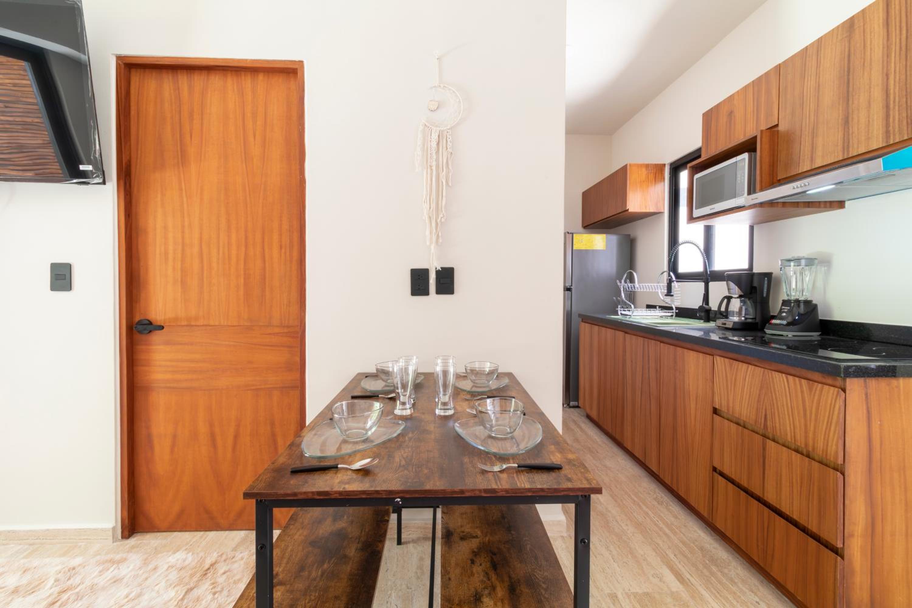 Apt with Private Rooftop in Tulum, 2 BR