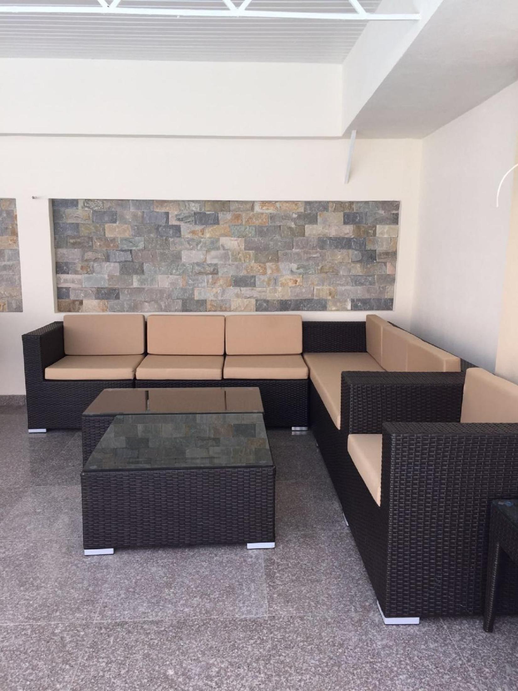 outdoor BBQ area