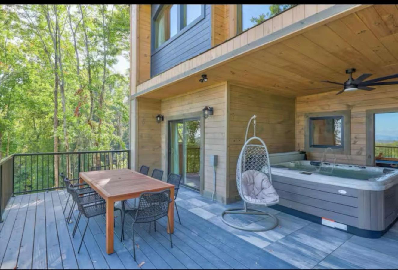 Chalet Vista Pool Hot Tub Game Room Views