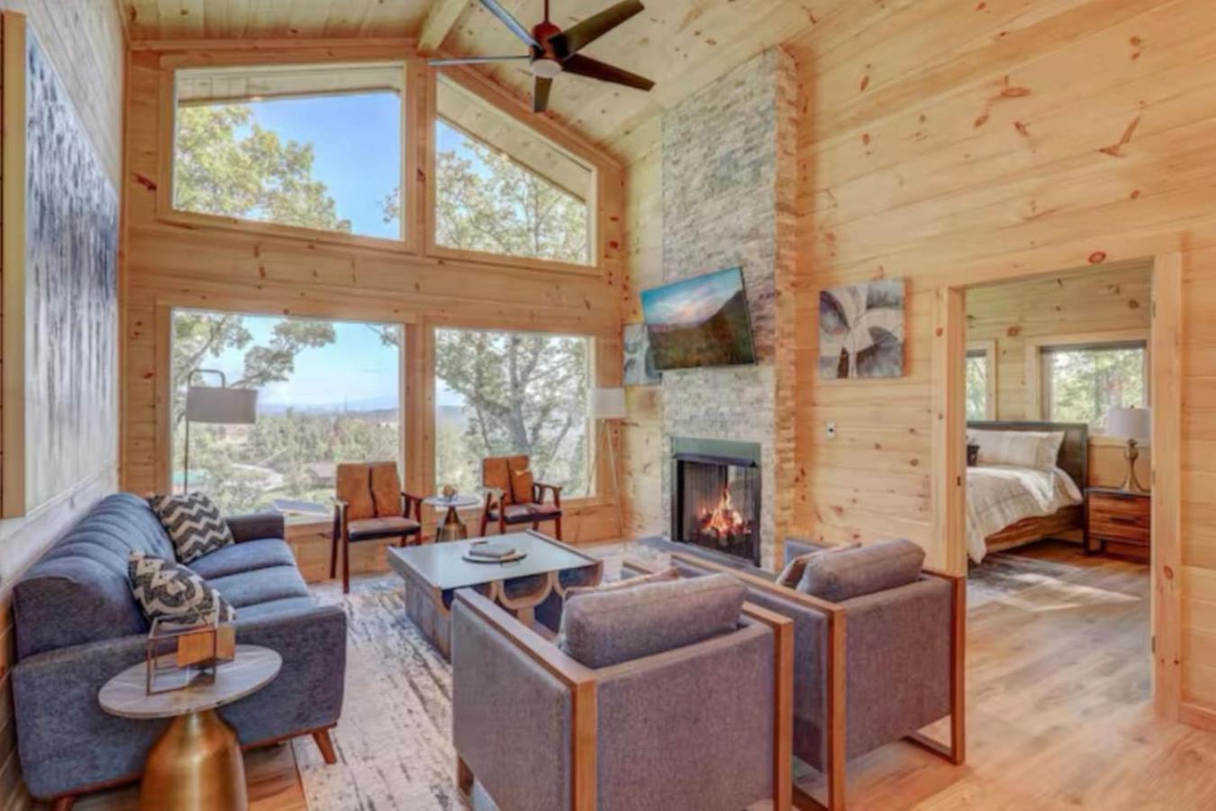 Chalet Vista Pool Hot Tub Game Room Views
