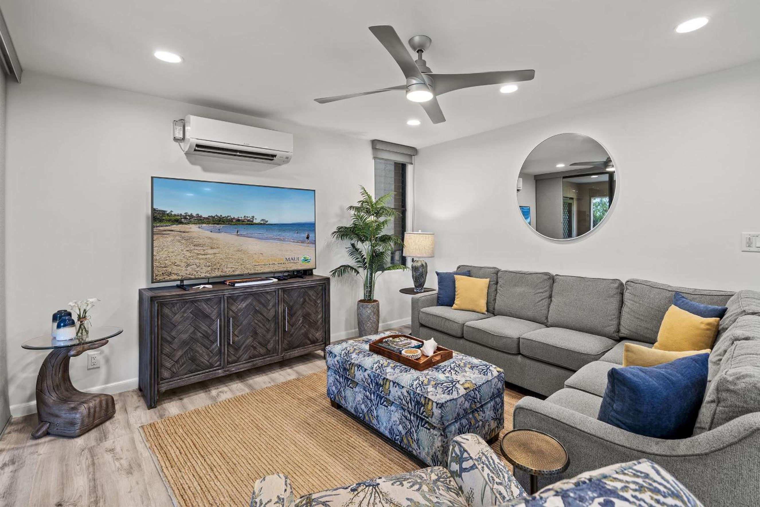 Wailea Ekahi 24B - Modern Garden Retreat w/ Lanai, Split AC & Stylish Renovation