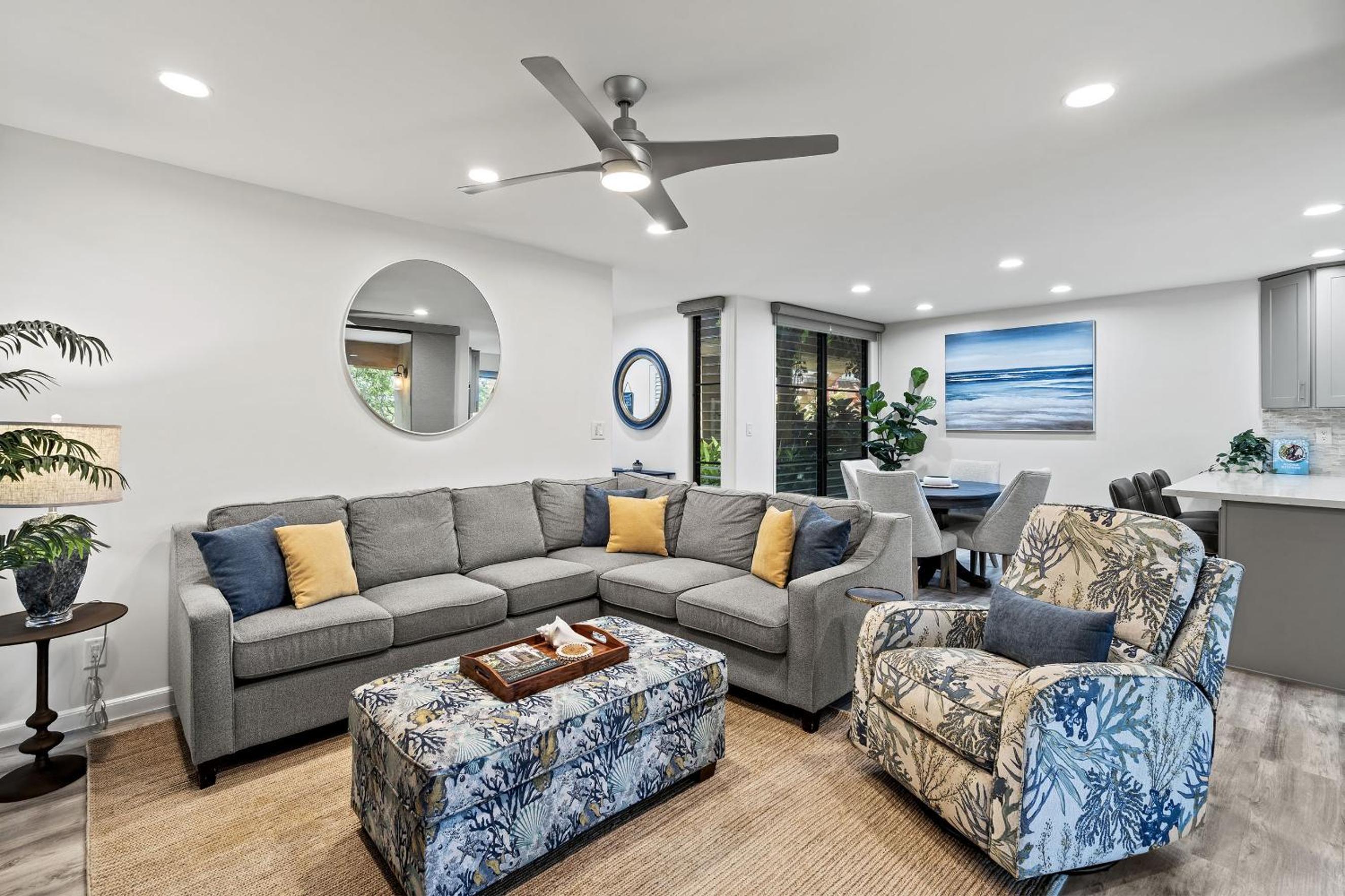 Wailea Ekahi 24B - Modern Garden Retreat w/ Lanai, Split AC & Stylish Renovation