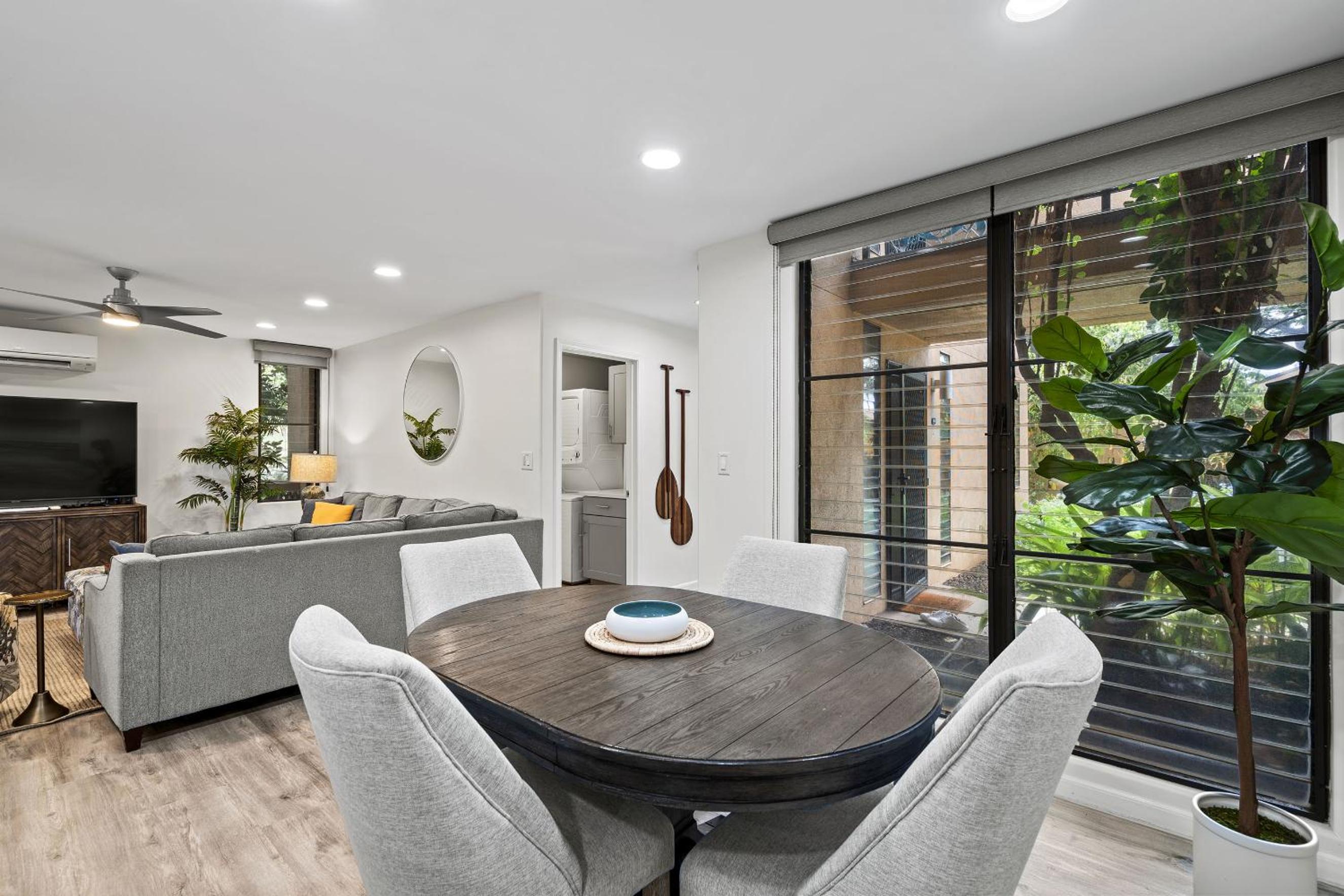Wailea Ekahi 24B - Modern Garden Retreat w/ Lanai, Split AC & Stylish Renovation