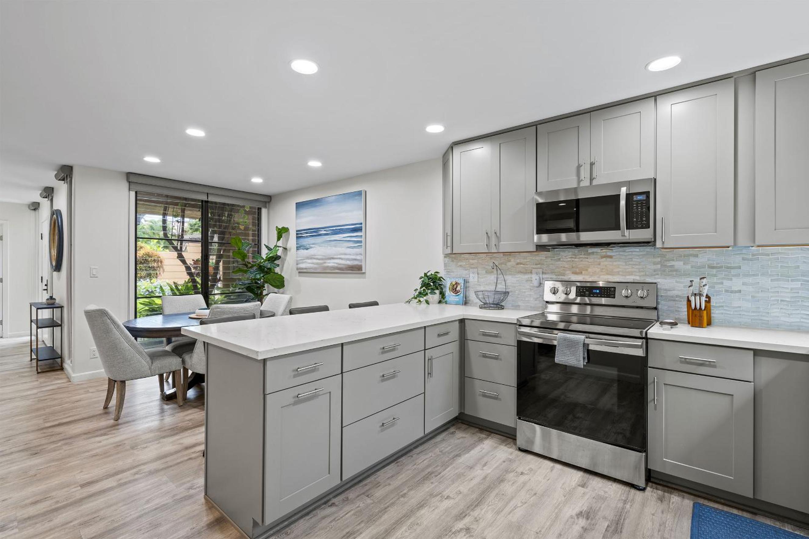 Wailea Ekahi 24B - Modern Garden Retreat w/ Lanai, Split AC & Stylish Renovation