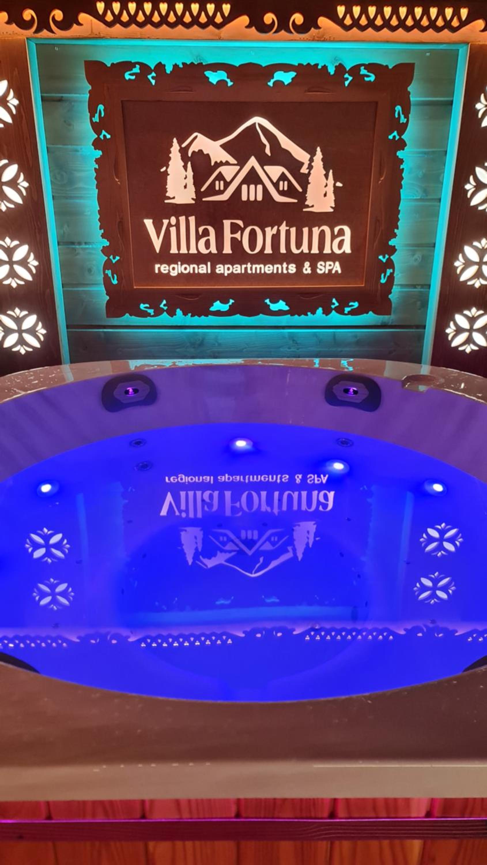 Villa Fortuna - Regionalne apartamenty & SPA - Sauna, Grill, Jacuzzi z widokiem na Tatry