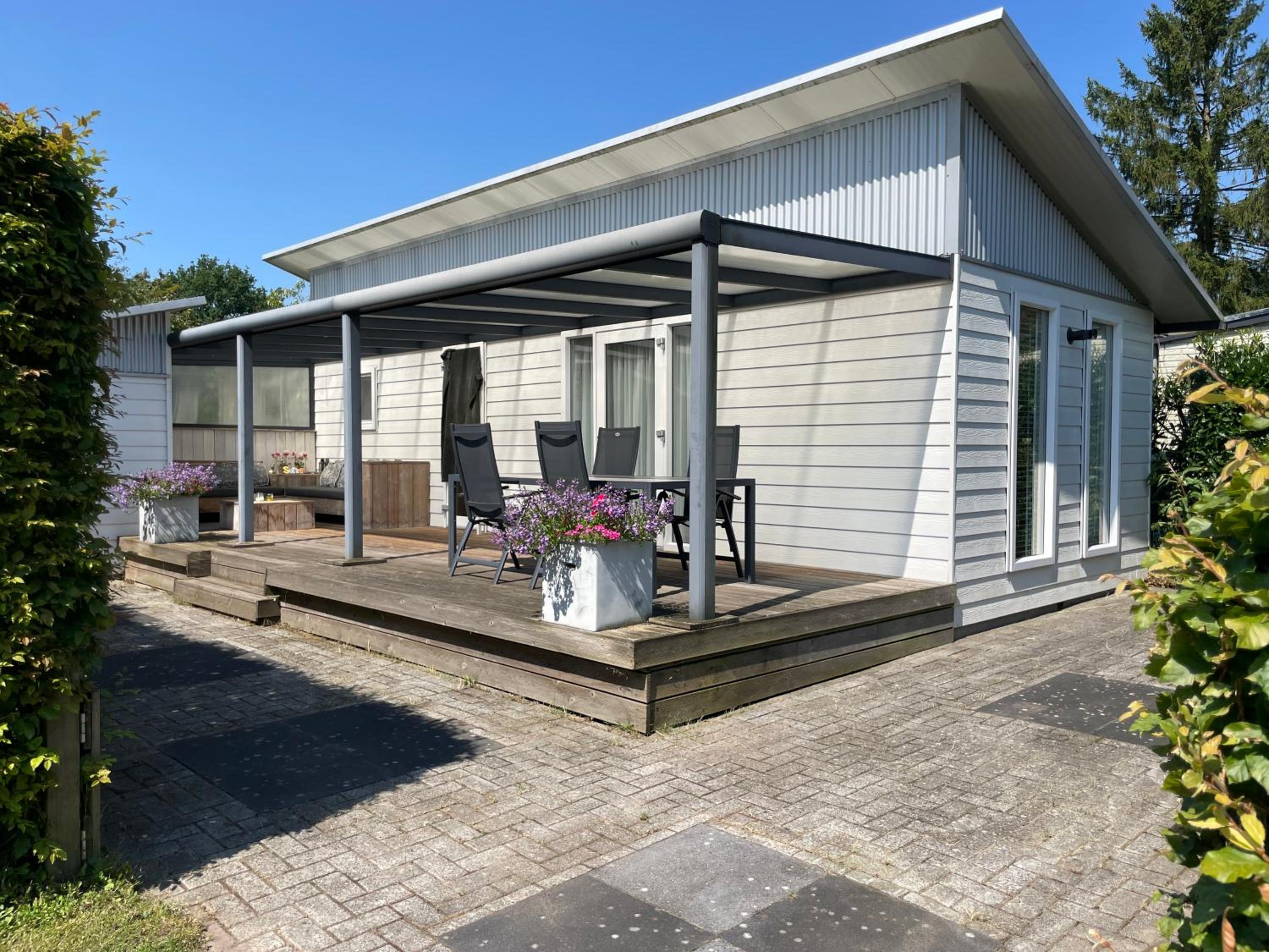 Chalet op Camping in het Drents Friese Wold