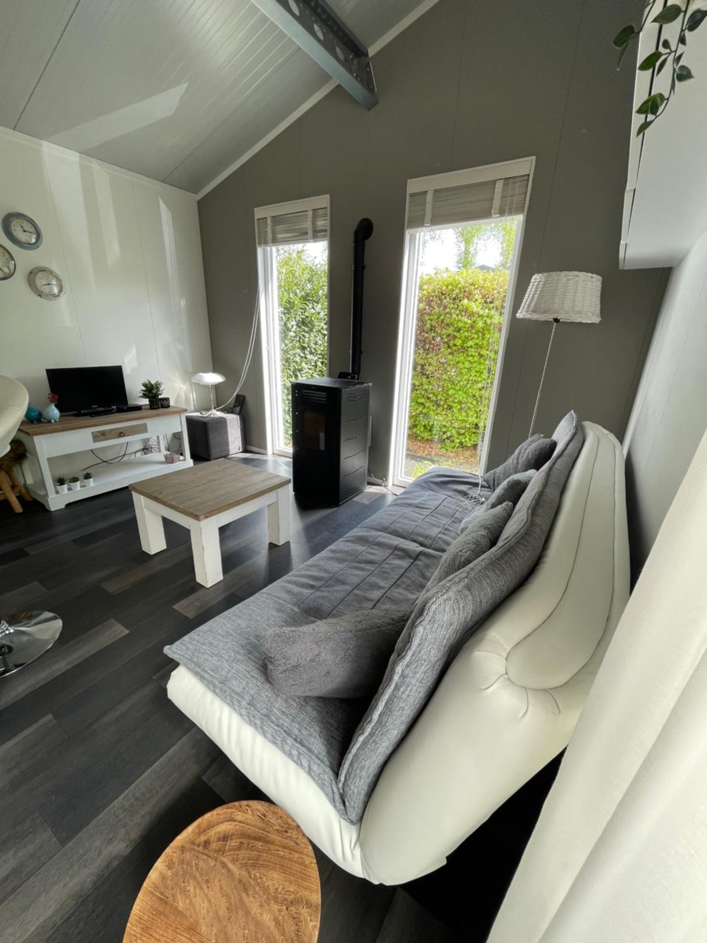 Chalet op Camping in het Drents Friese Wold