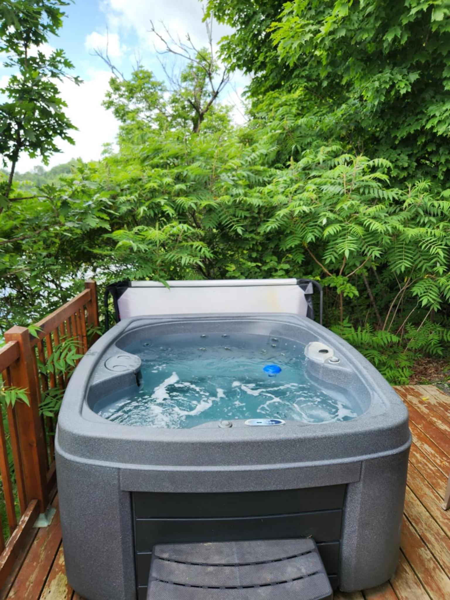 Chalet au bord de l'eau avec spa privé - Mauricie - Portneuf - Québec