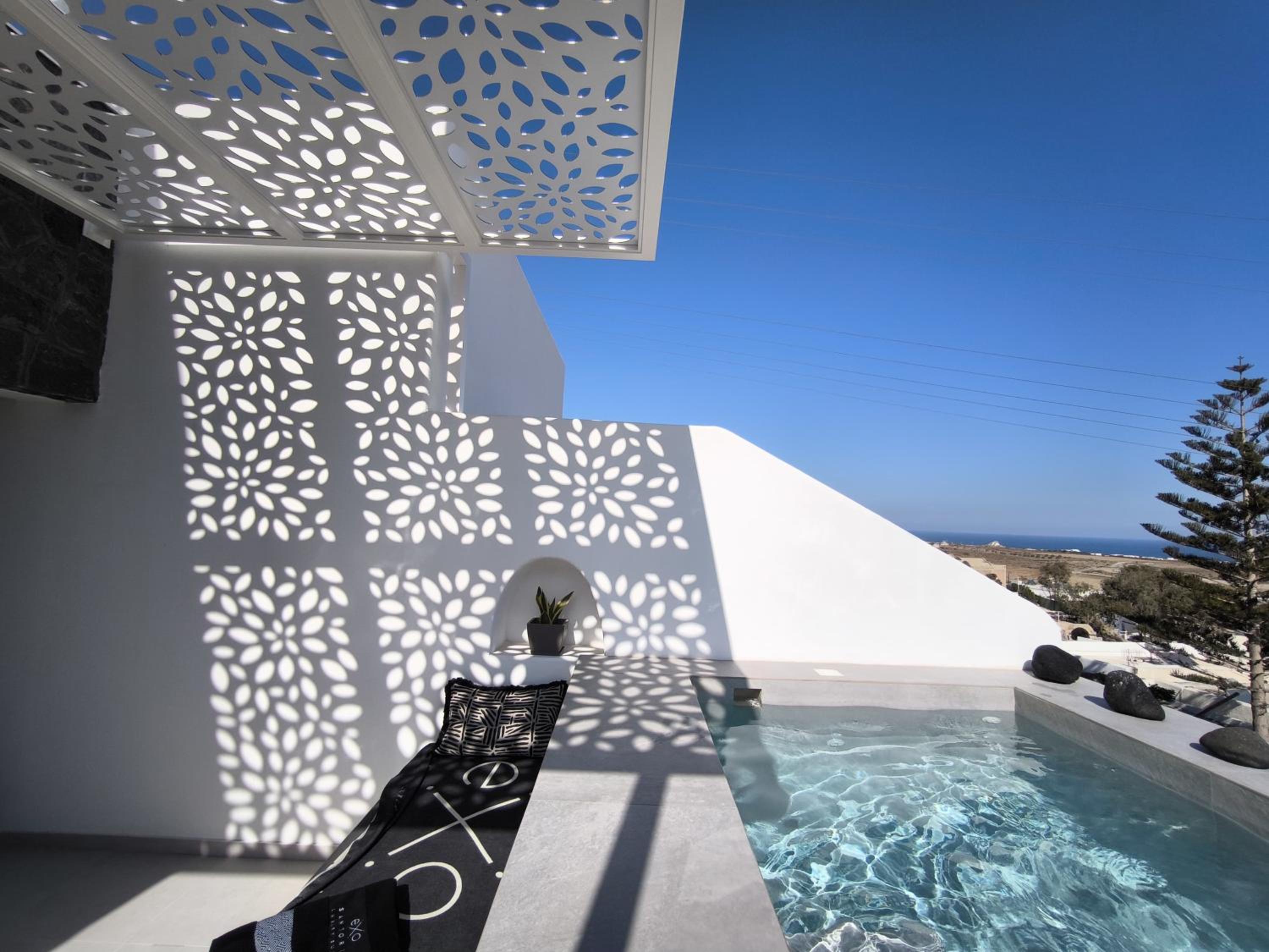 EXO Santorini Sea View Private Pool Villa and Suites