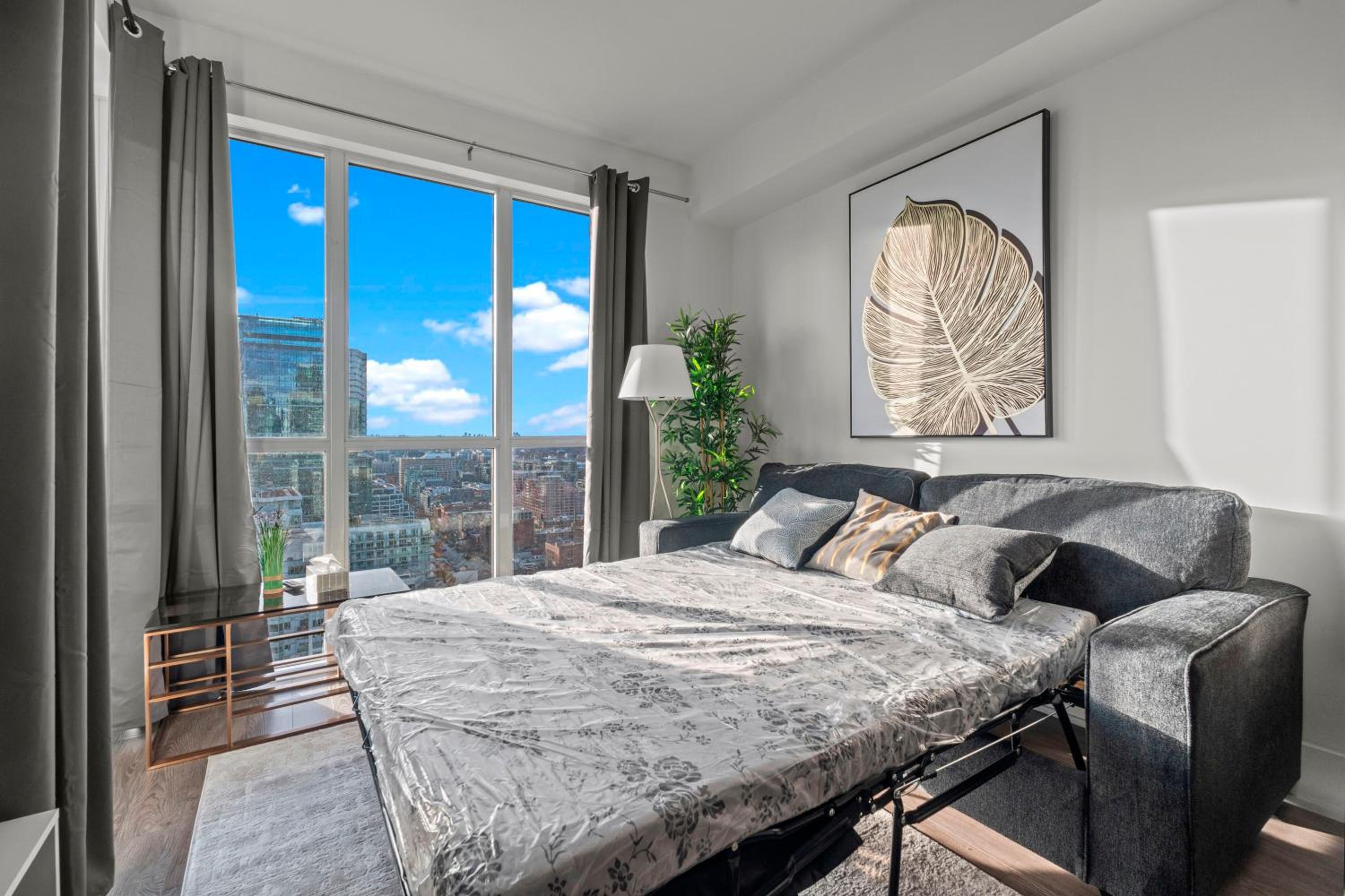 1-Bedroom & Den condo Bird's Eye View in DT