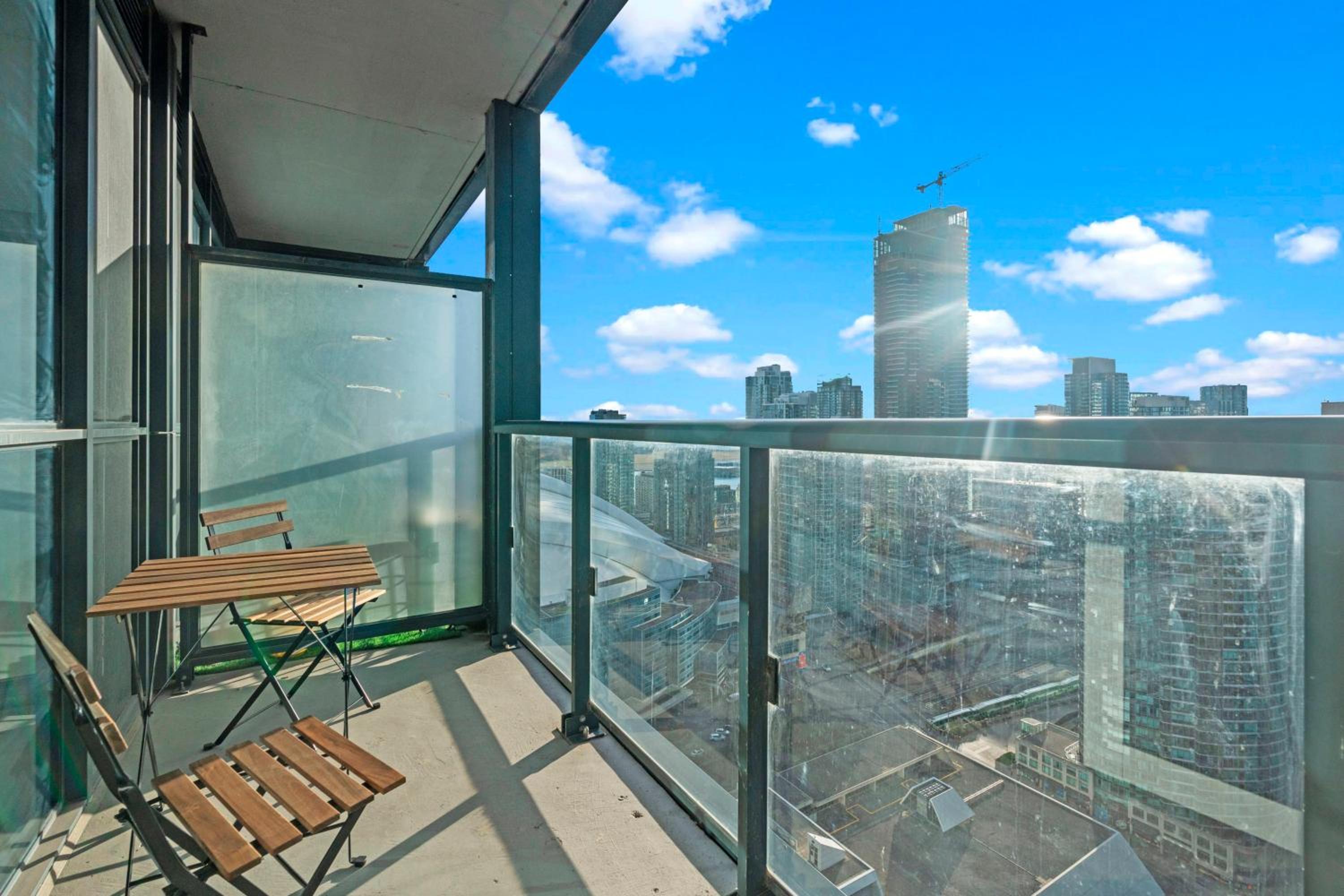 1-Bedroom & Den condo Bird's Eye View in DT