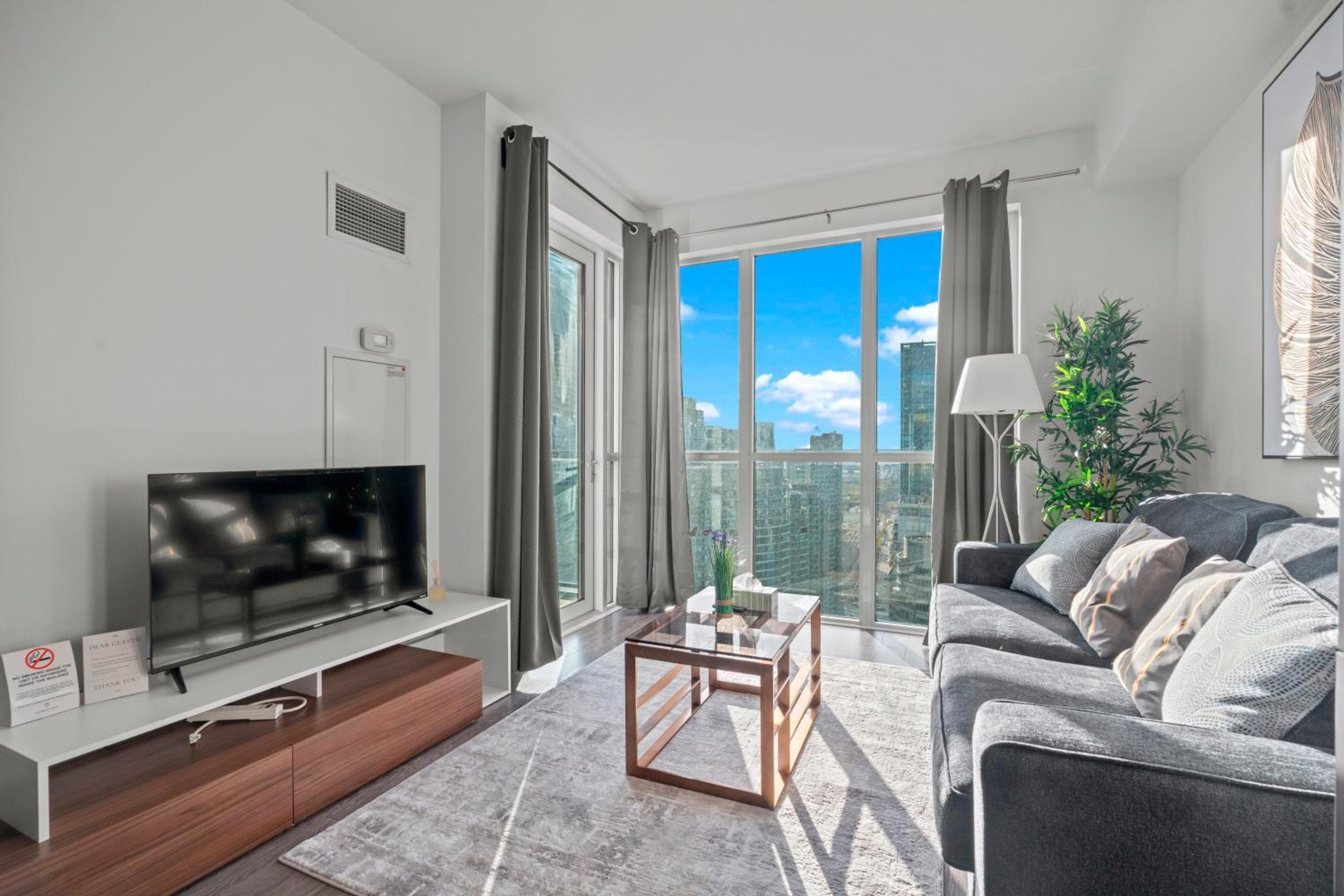 1-Bedroom & Den condo Bird's Eye View in DT
