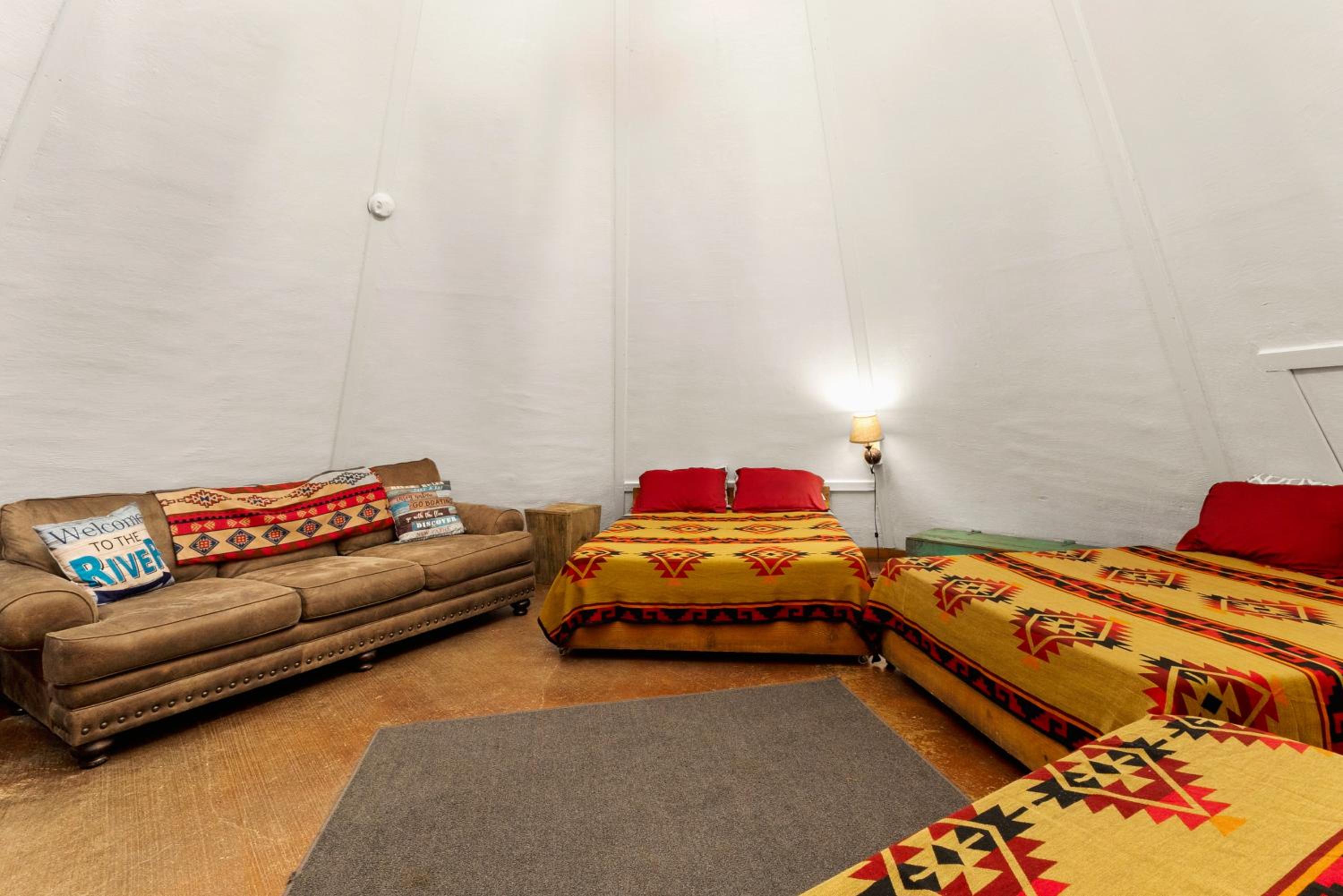 Tipis on the Guadalupe