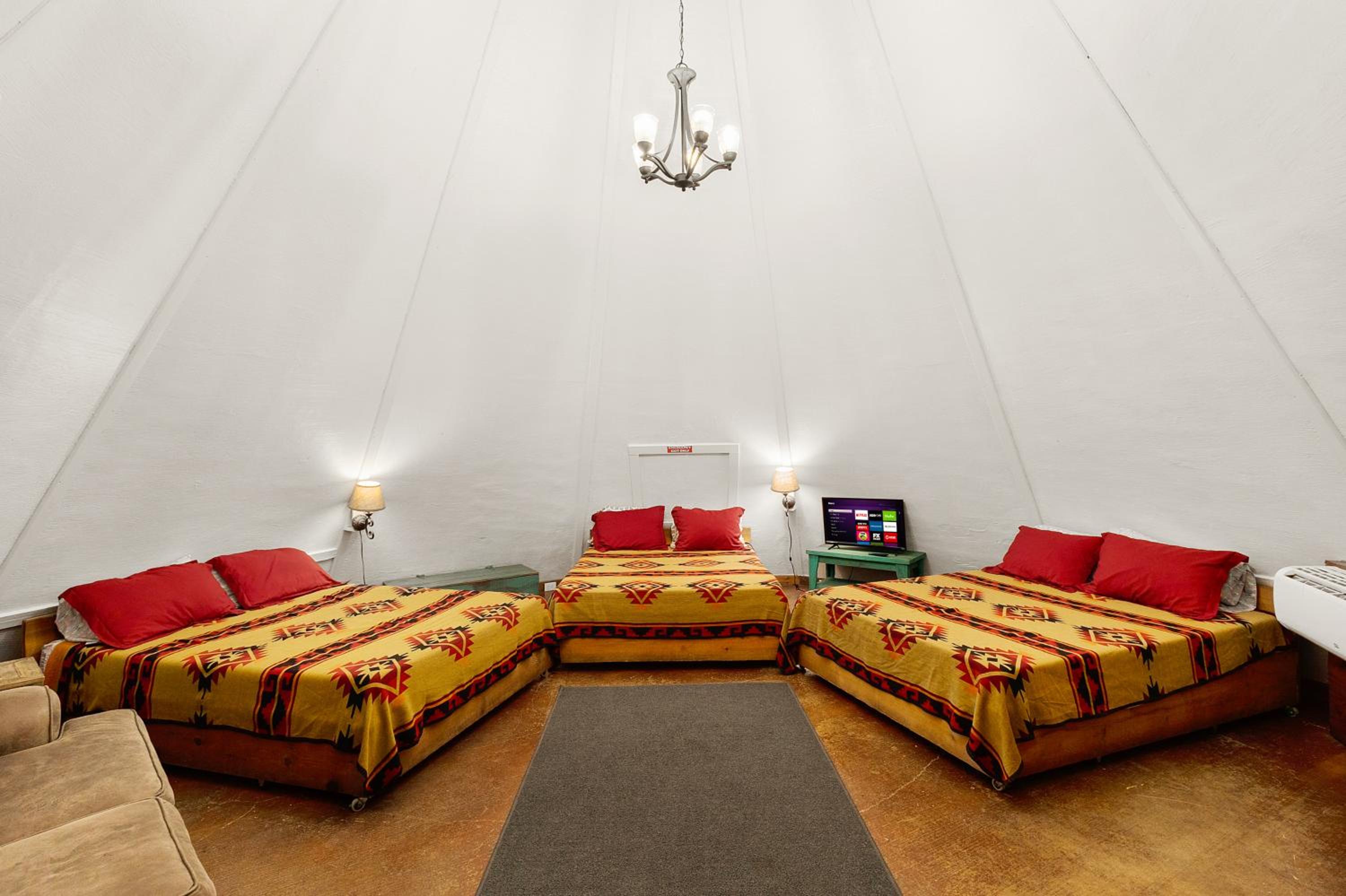 Tipis on the Guadalupe