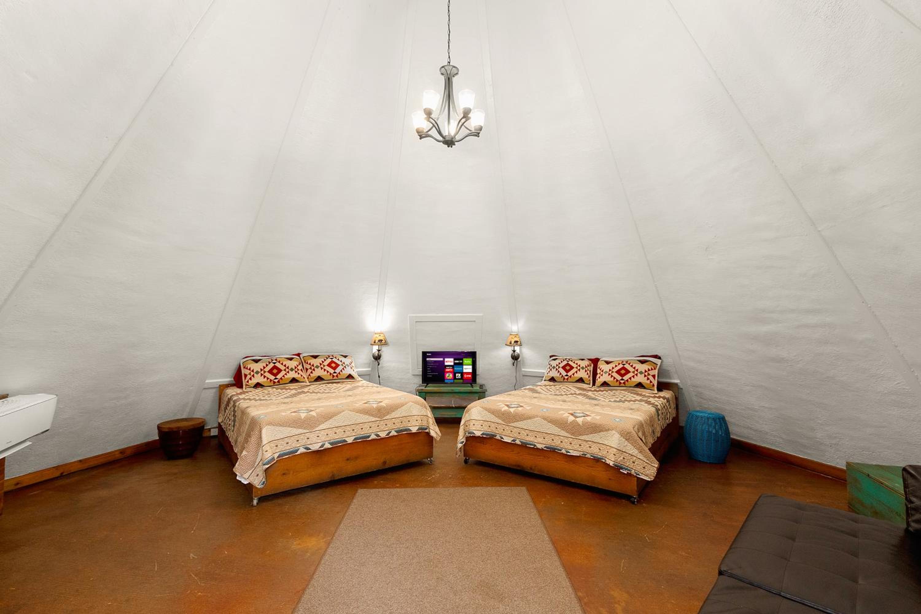 Tipis on the Guadalupe