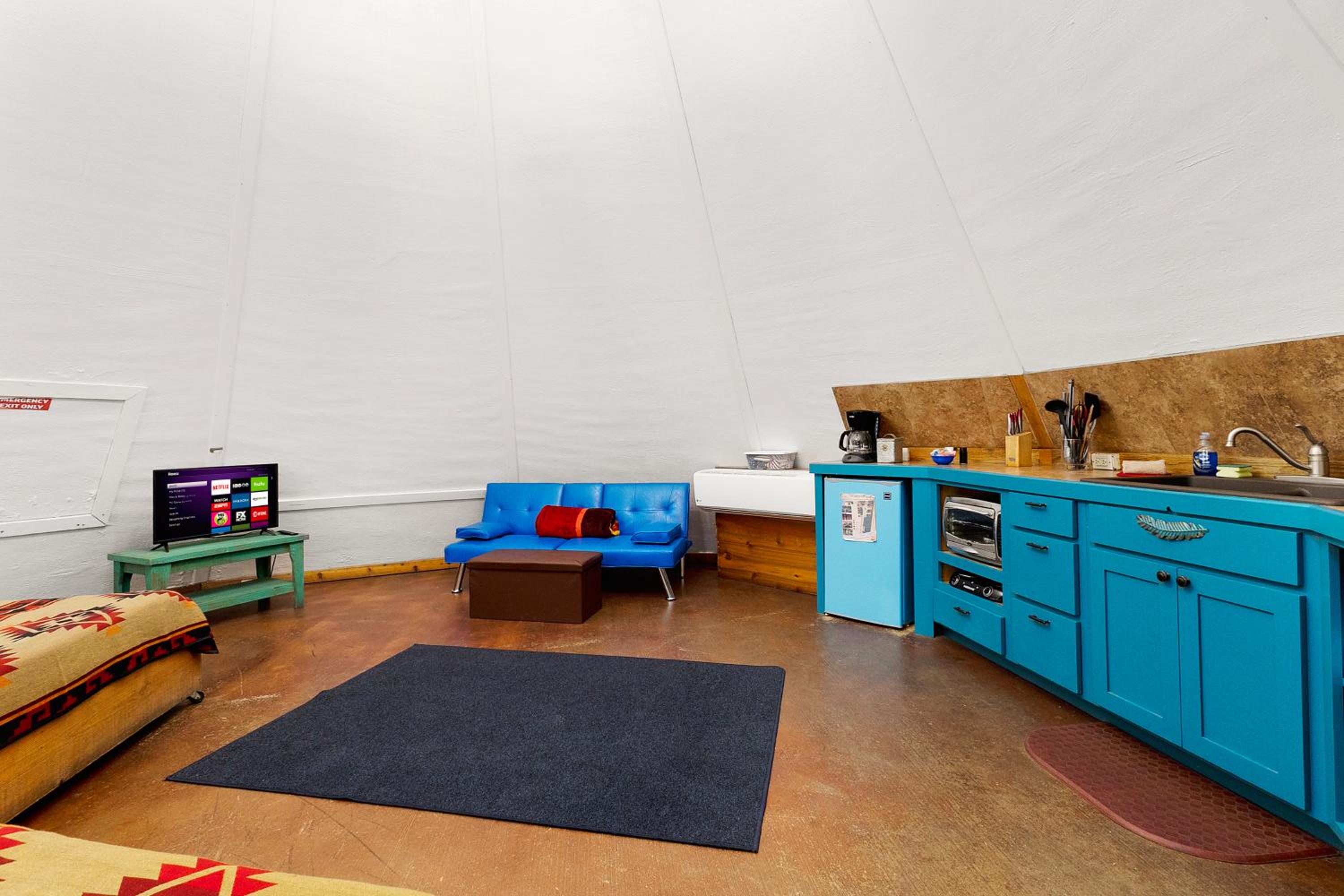 Tipis on the Guadalupe