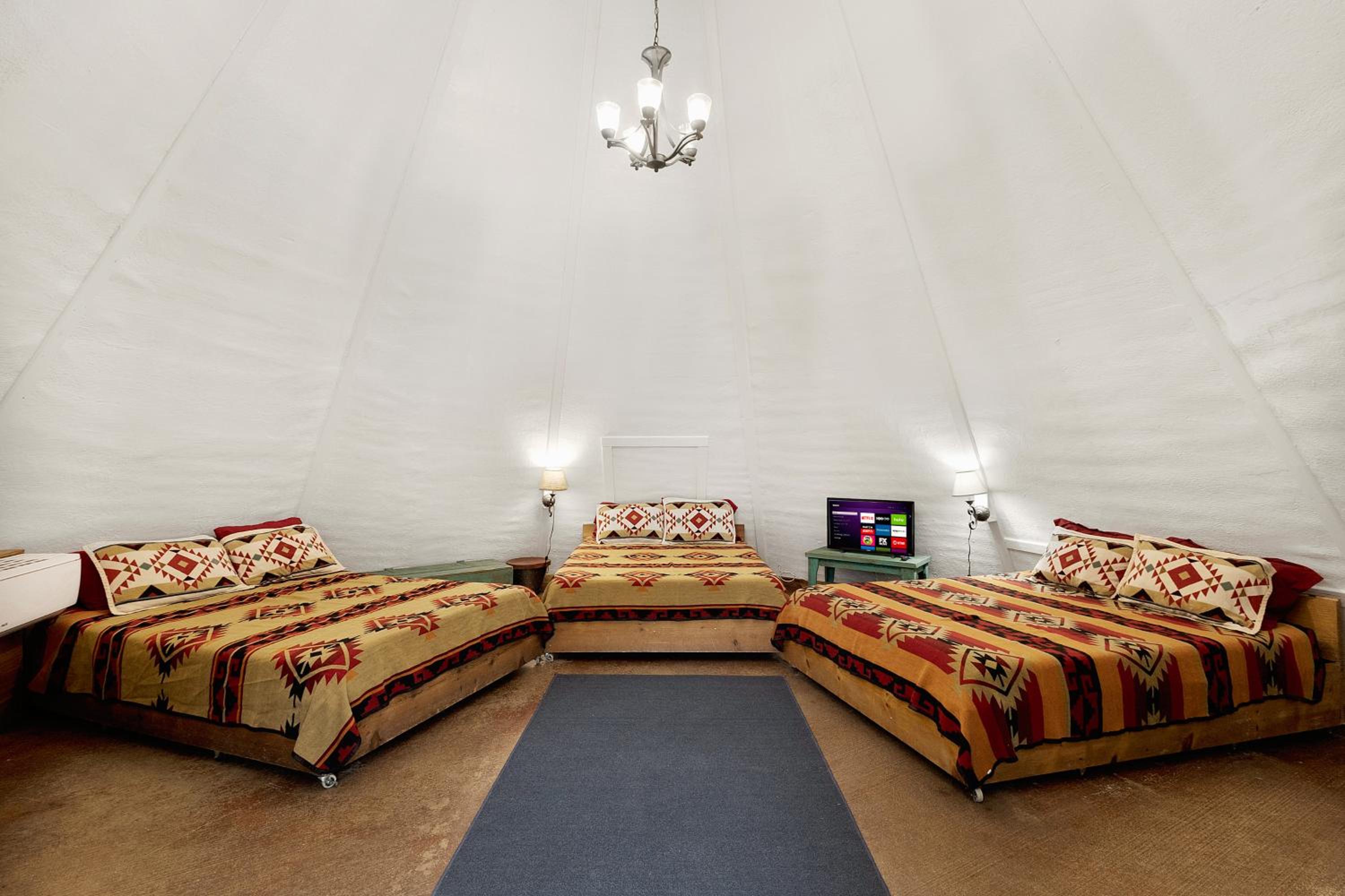 Tipis on the Guadalupe