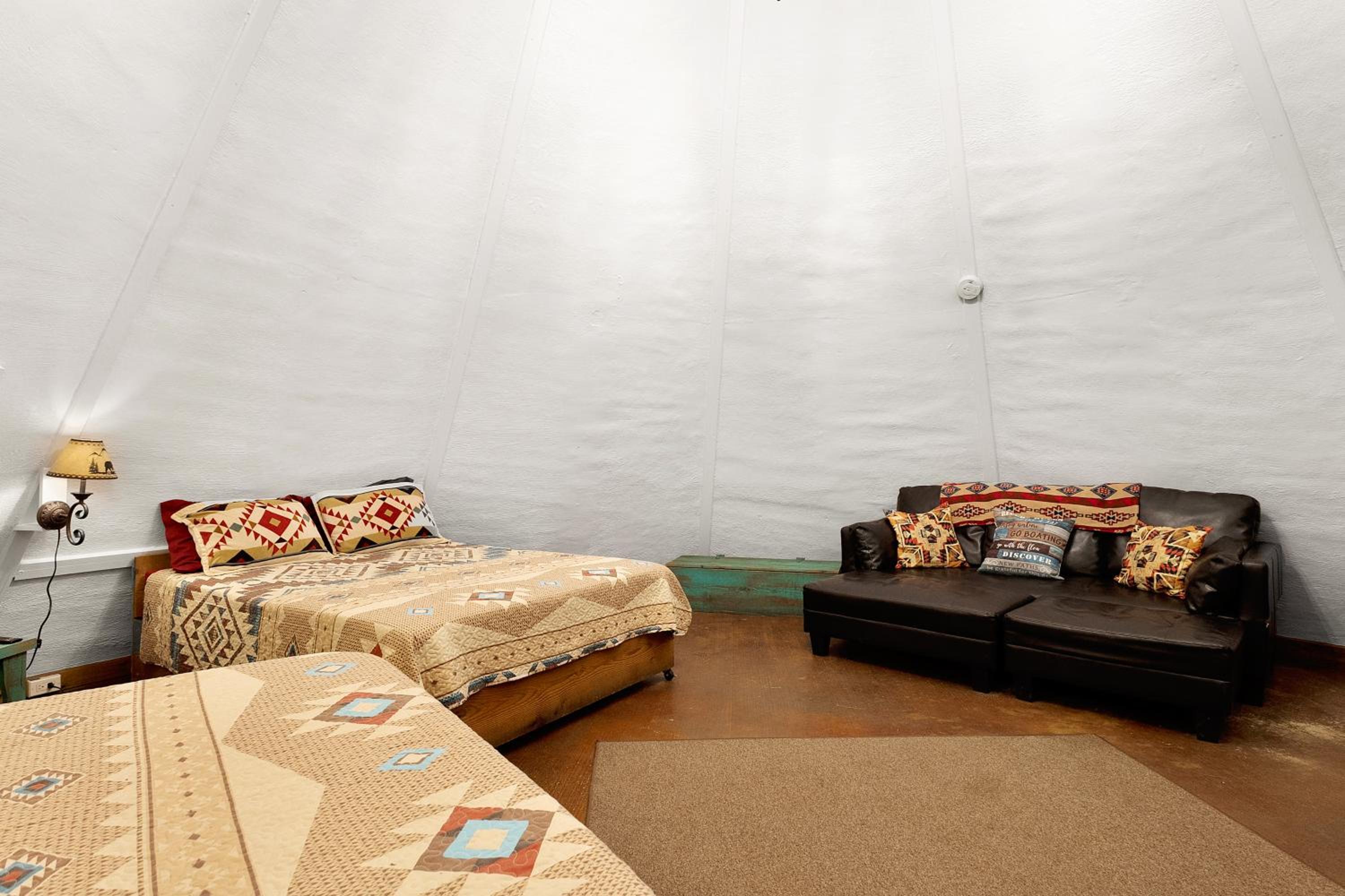 Tipis on the Guadalupe