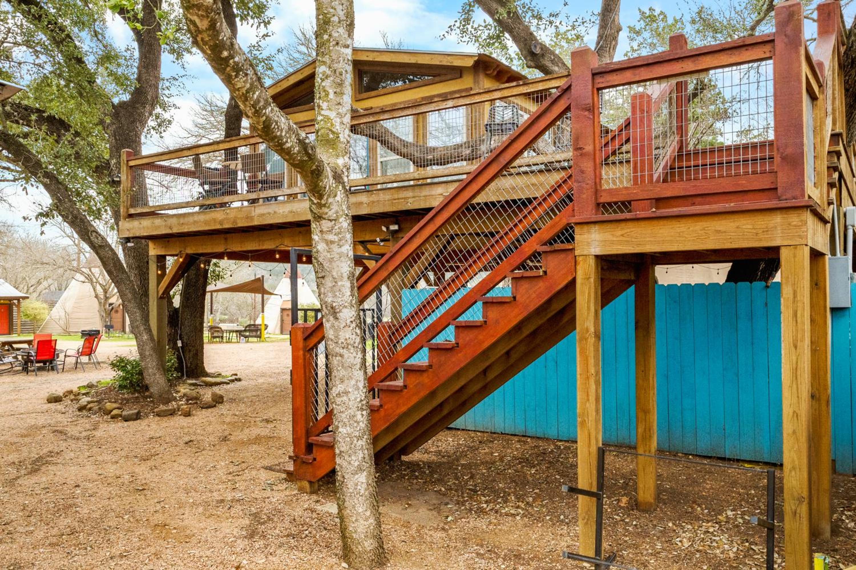 Tipis on the Guadalupe
