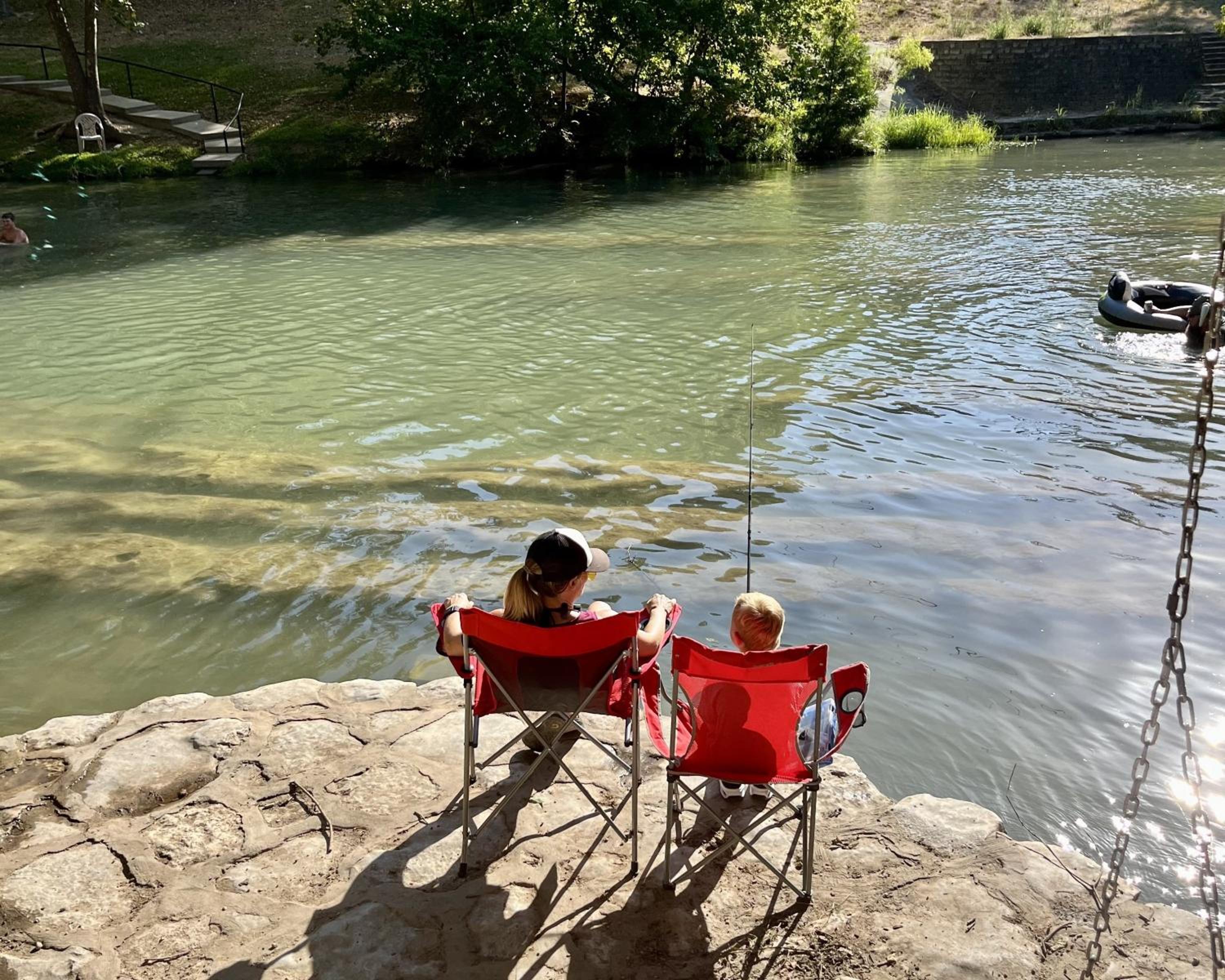 Tipis on the Guadalupe
