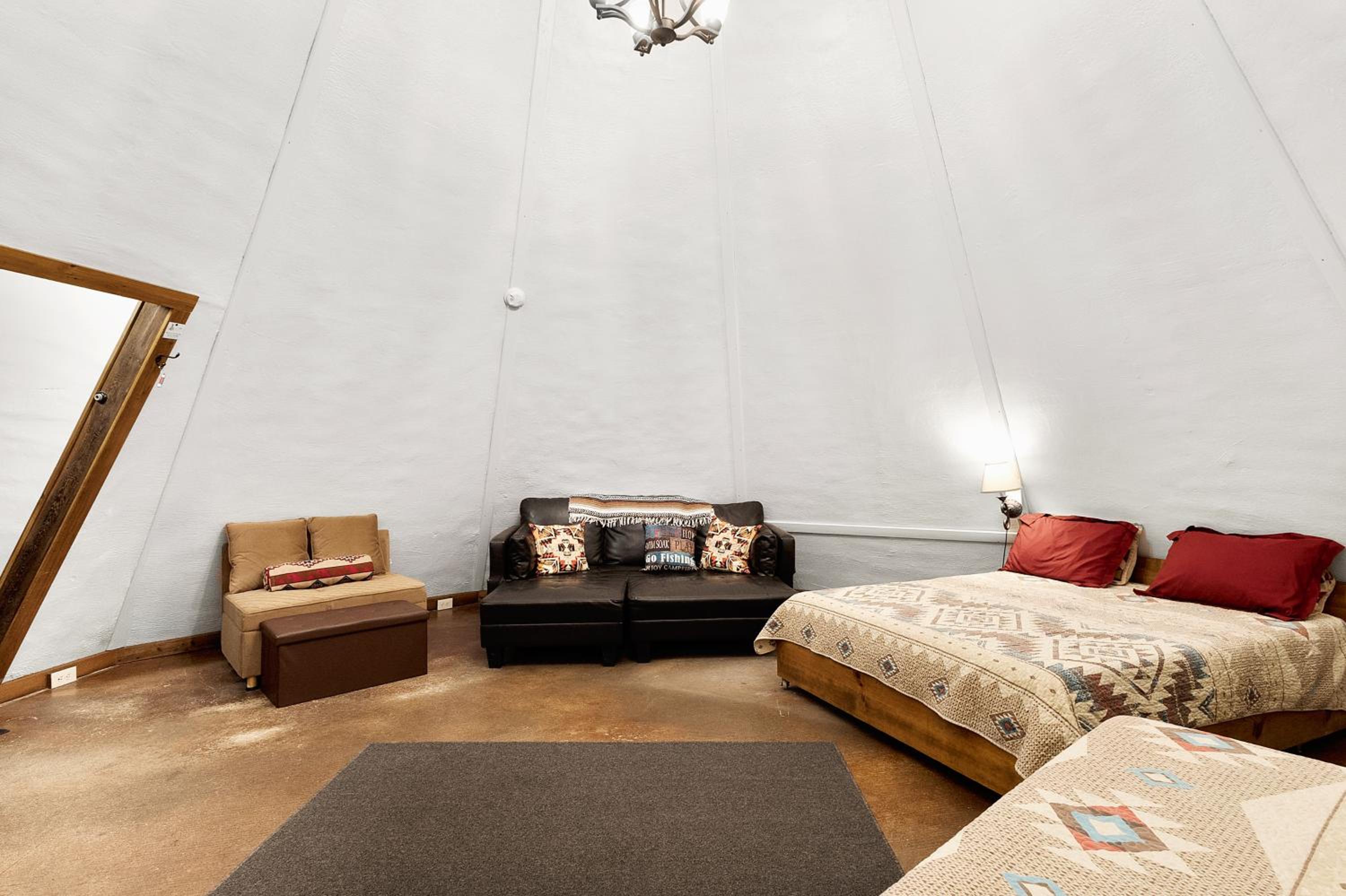 Tipis on the Guadalupe