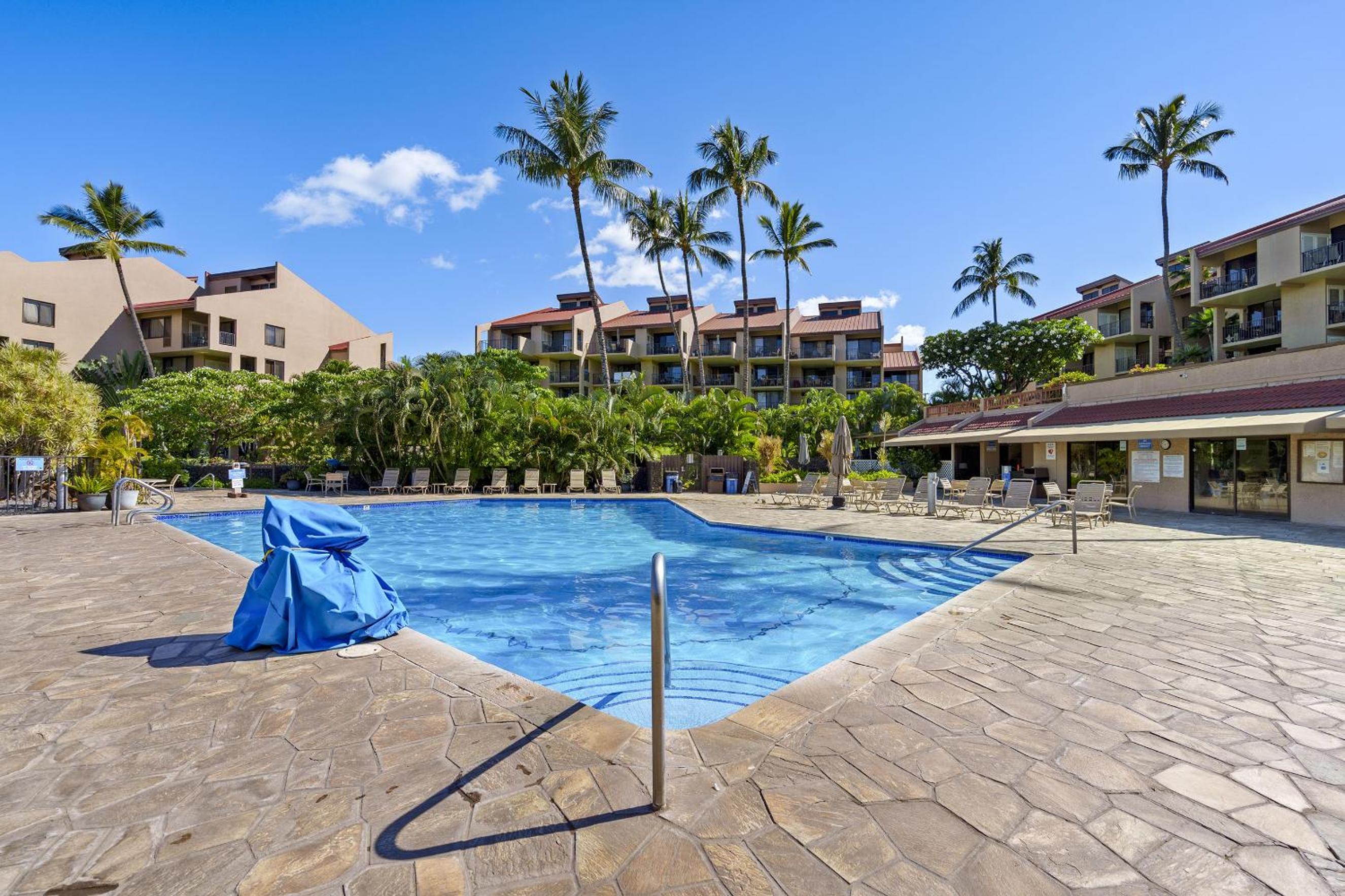 Discover Kamaole Sands 5-414: Penthouse Perfection w/Split AC, Ocean View, Wi-Fi