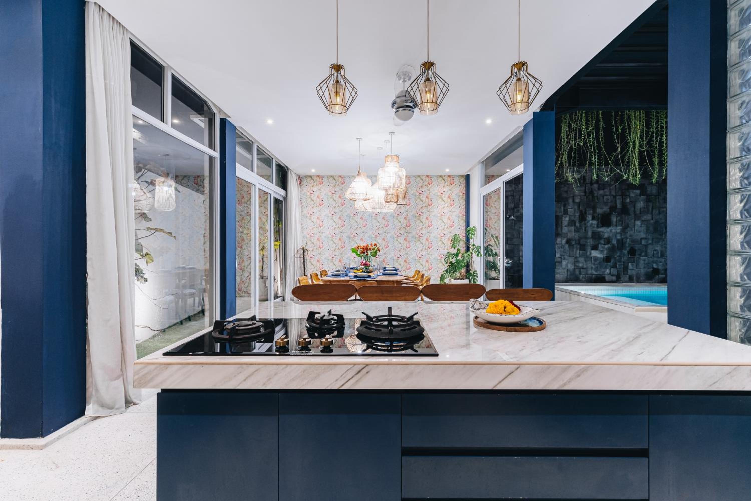 Omah Bleue - Designer 4 Bedrooms Villa in Canggu
