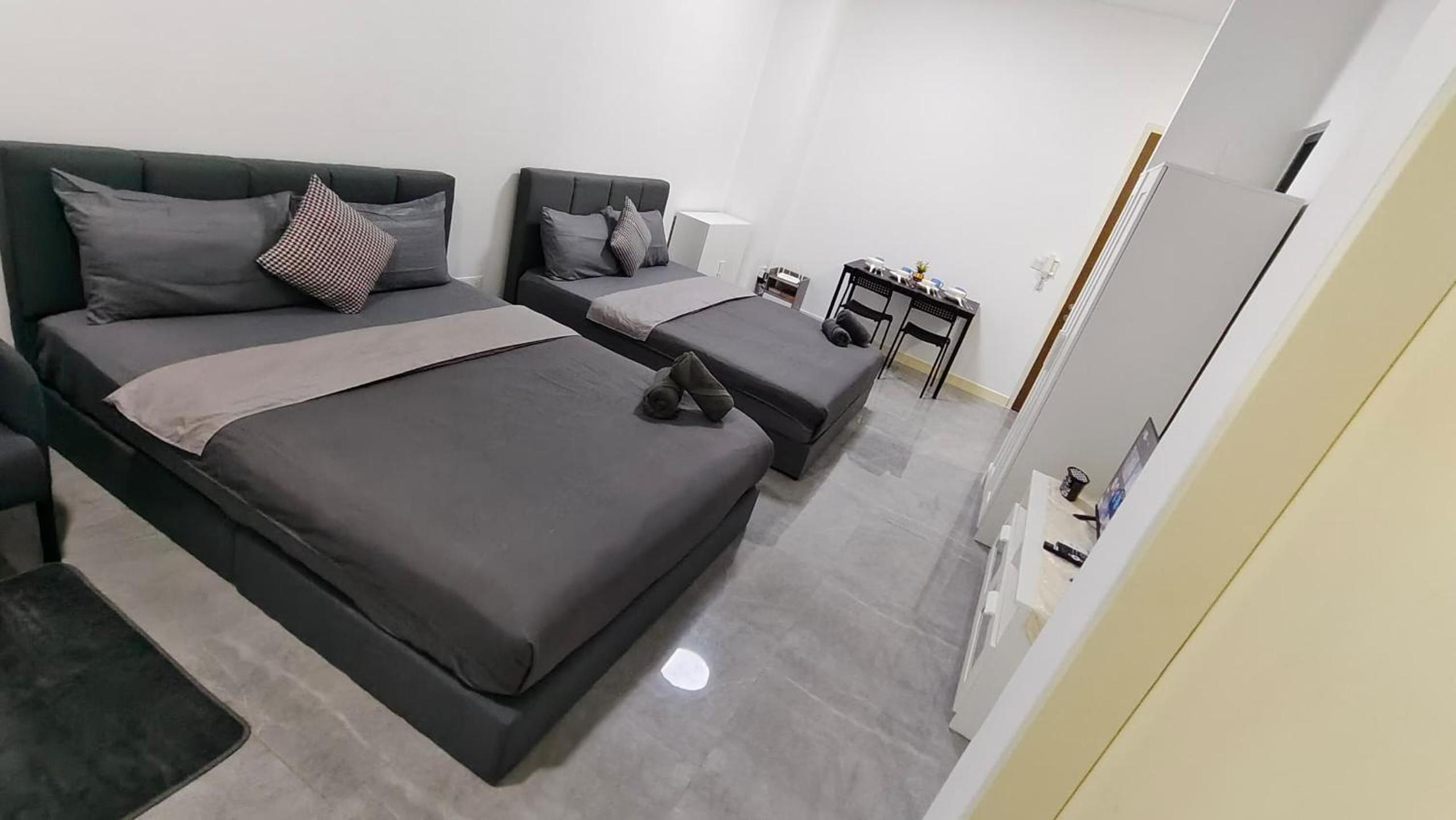 Cozy Minimalist Studio Bathtub Pool Family Stay