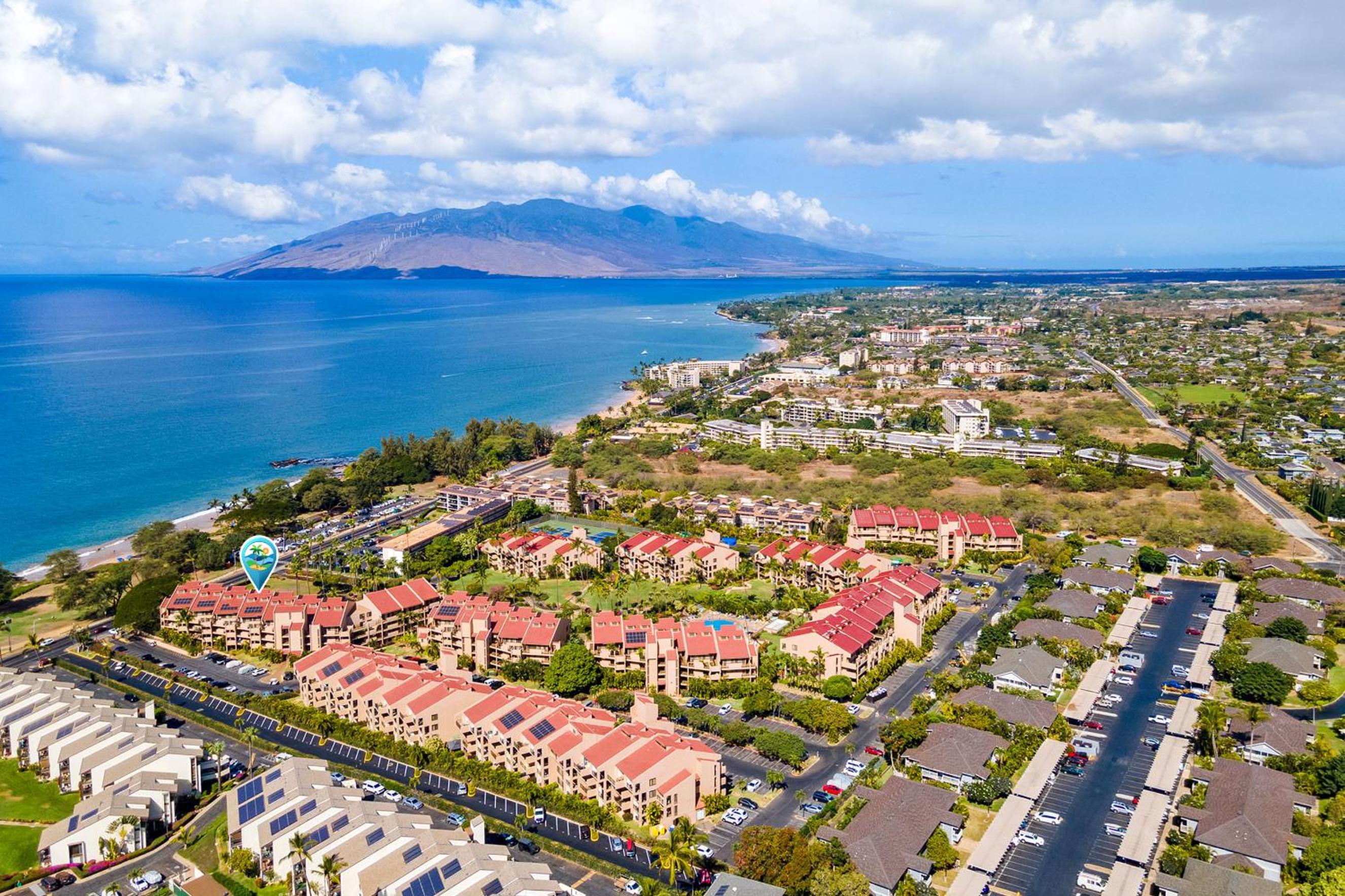 Kamaole Sands 10-307, Ocean View, Large Lanai, Twin Murphy Beds, Split-AC, Wi-Fi