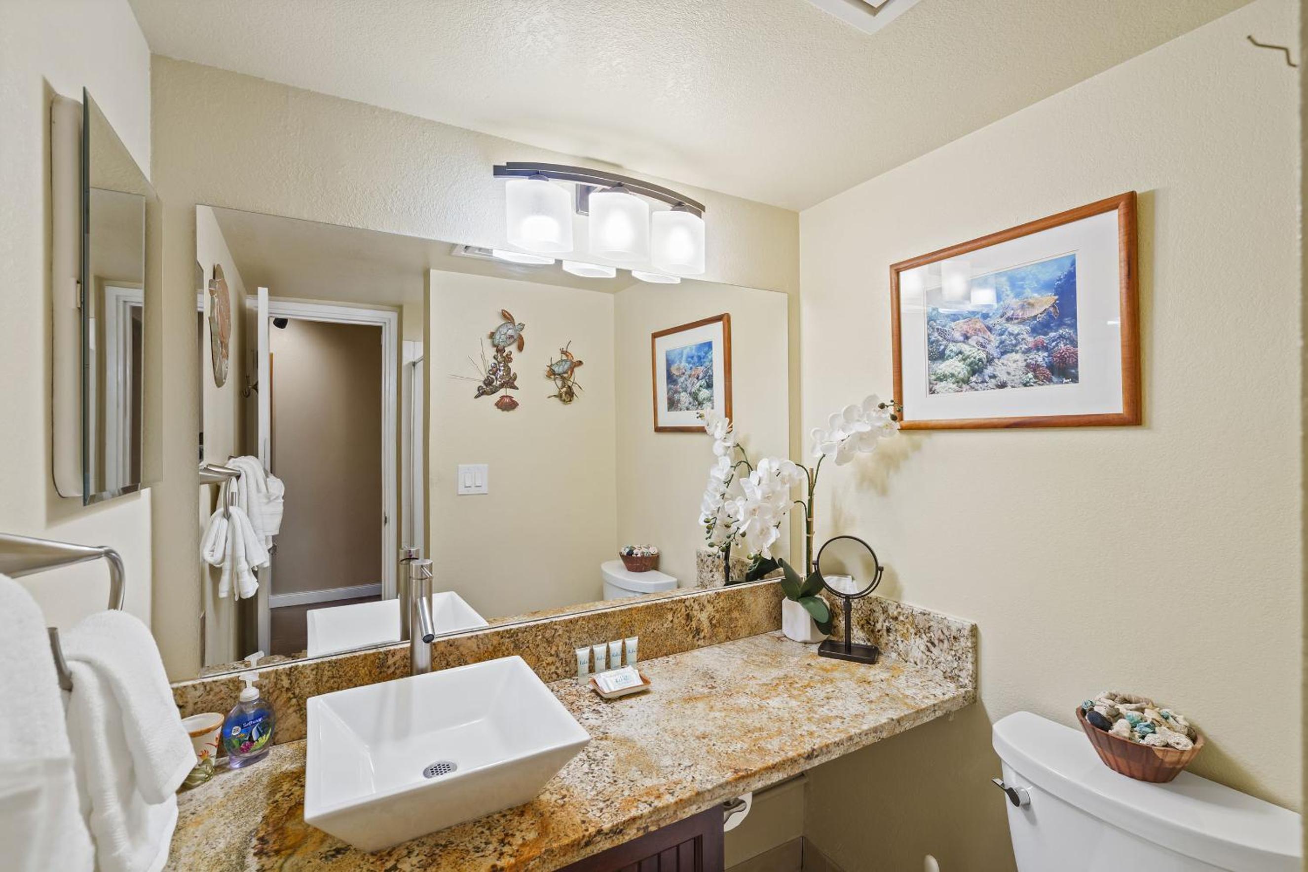 Kamaole Sands 10-307, Ocean View, Large Lanai, Twin Murphy Beds, Split-AC, Wi-Fi