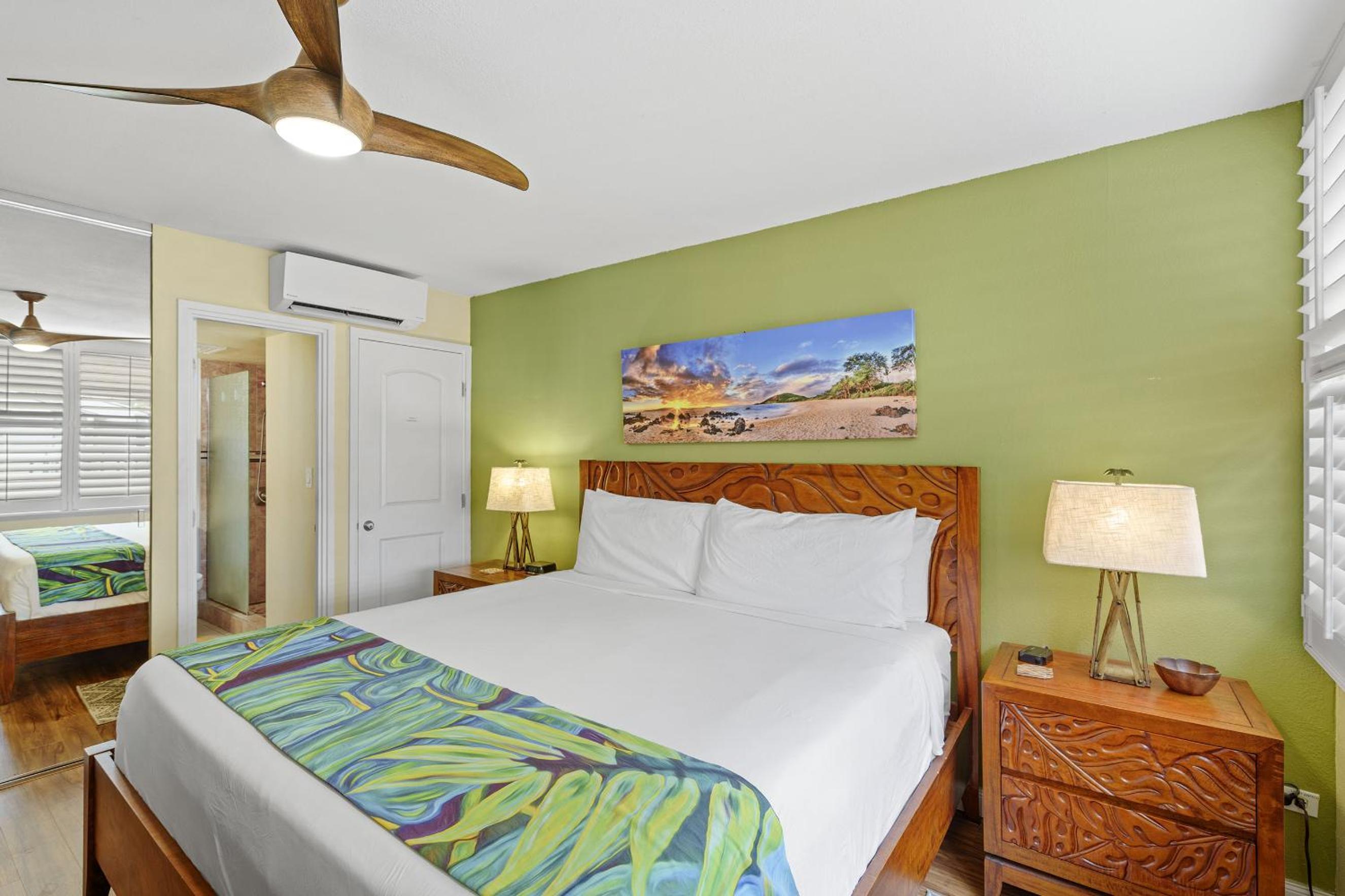 Kamaole Sands 10-307, Ocean View, Large Lanai, Twin Murphy Beds, Split-AC, Wi-Fi