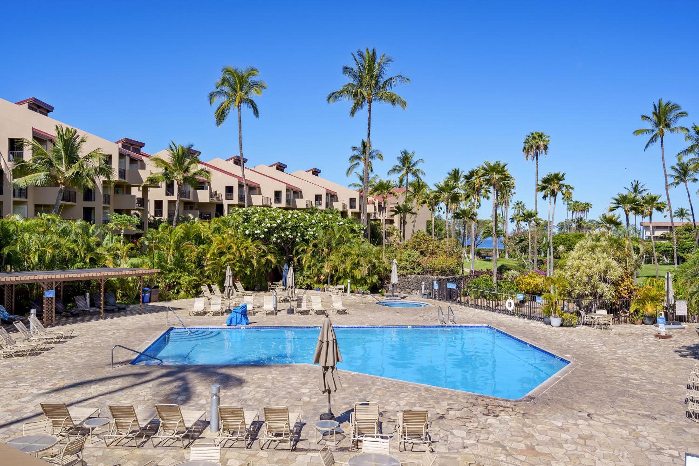 Kamaole Sands 10-307, Ocean View, Large Lanai, Twin Murphy Beds, Split-AC, Wi-Fi