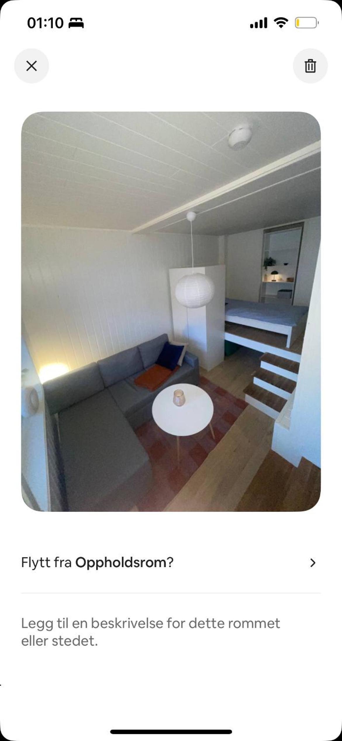 Studio appartment in private home at Bjerkaker