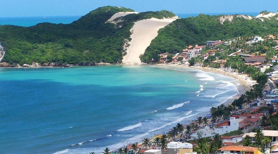 Porto Tropical Residence - 16º andar com varanda e quartos para o Mar, morro do careca e dunas