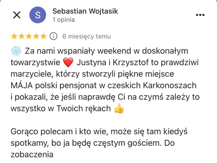 Penzion Mája - útulný penzion blízko přírody a svahů v Krkonoších