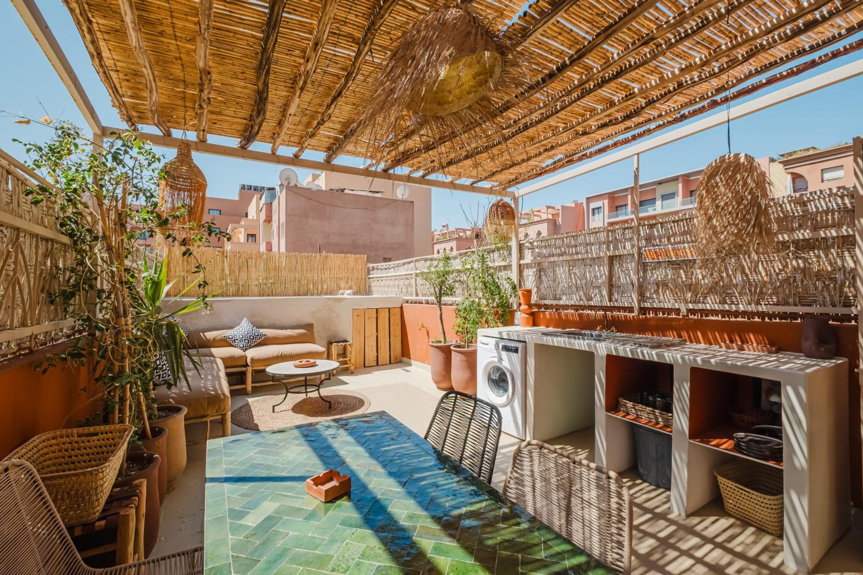 Heart of Gueliz Rooftop Terrace with Pool and Breakfast Free WiFi 3 Bedrooms