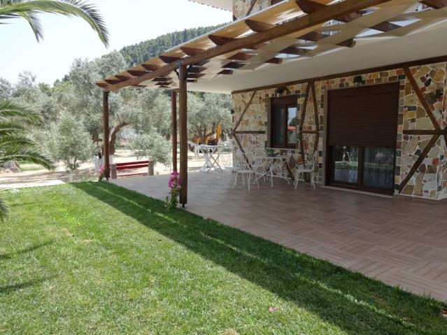 outdoor BBQ area