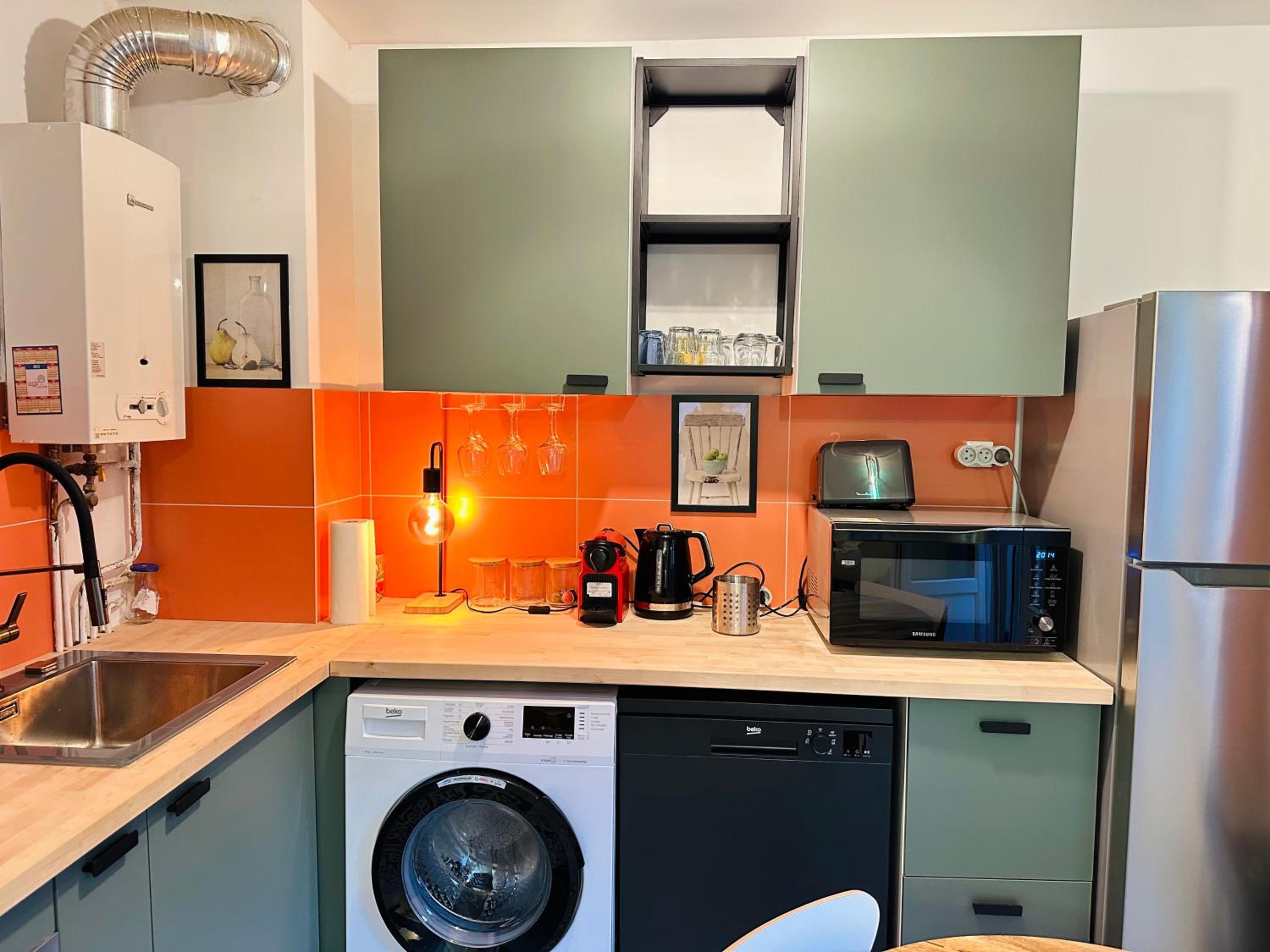 Confort et Verdure 2 Pièces Moderne avec Parking à Domont by Immo Kit Bnb