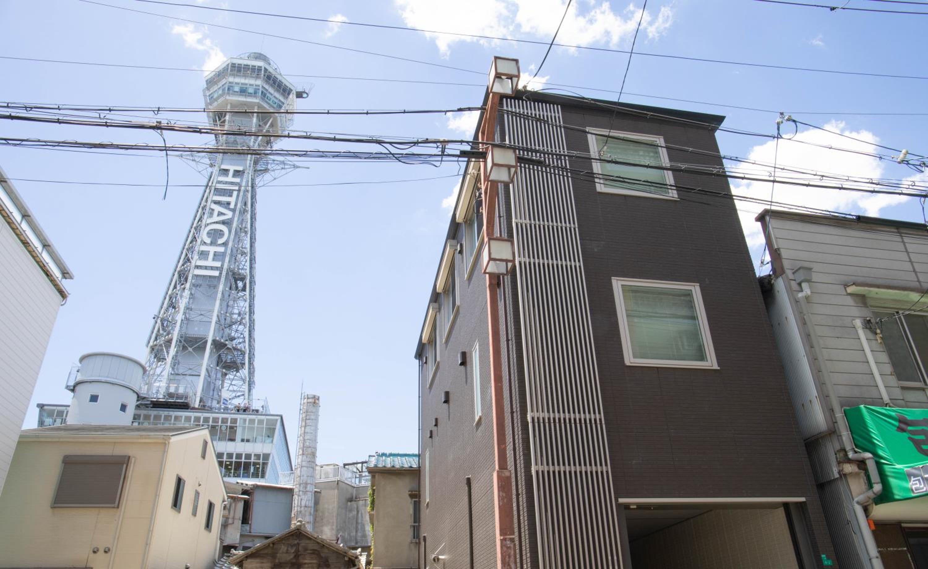 Osaka Shinsaibashi Dotonbori Tsutenkaku Villa House Free Parking 三房一厅一卫一浴