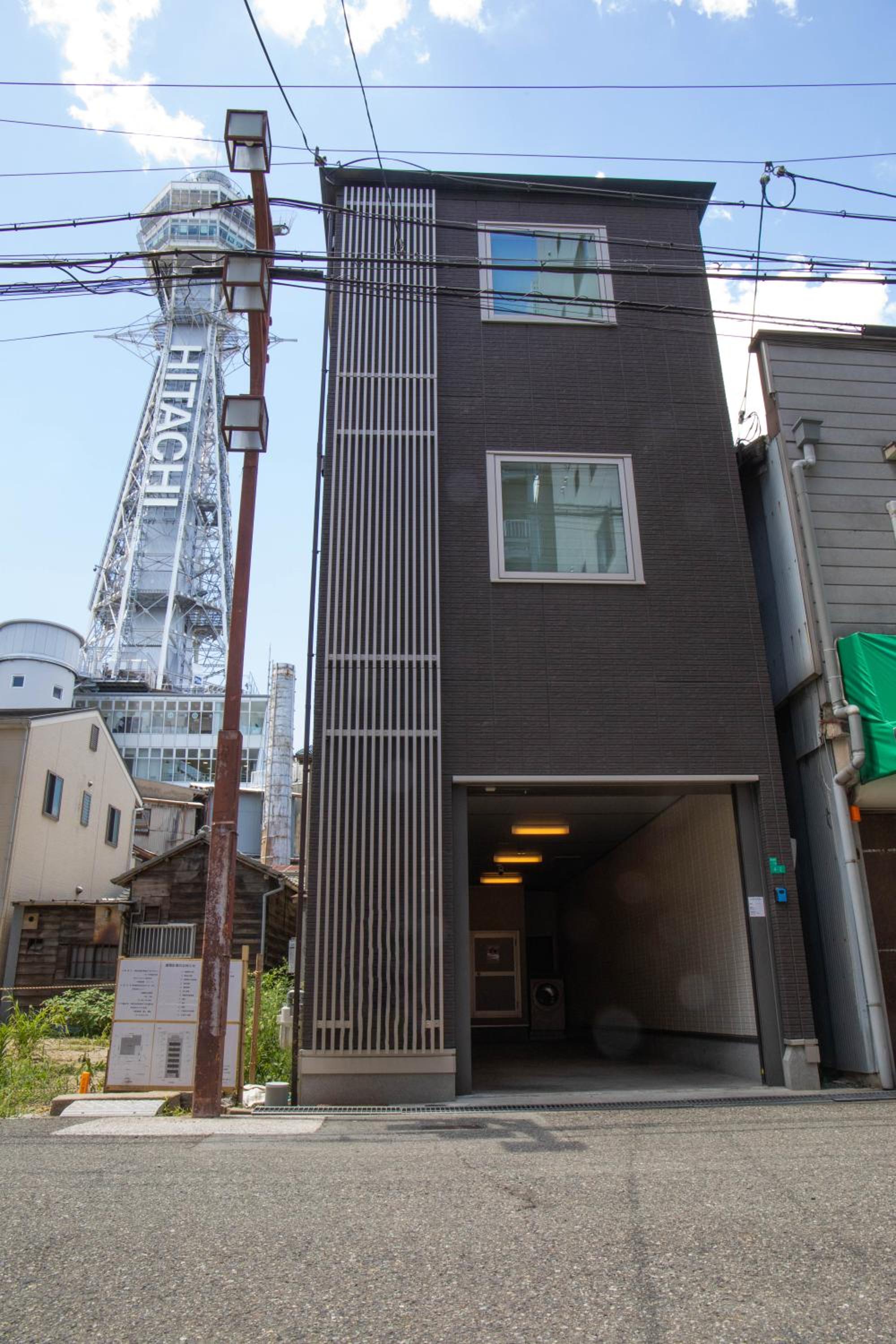 Osaka Shinsaibashi Dotonbori Tsutenkaku Villa House Free Parking 三房一厅一卫一浴