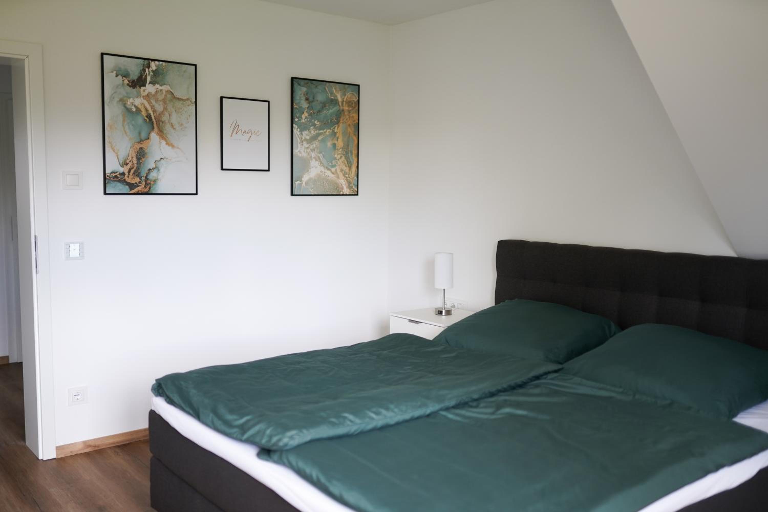 Moderne Bauernhof Wohnung mitten in der Natur