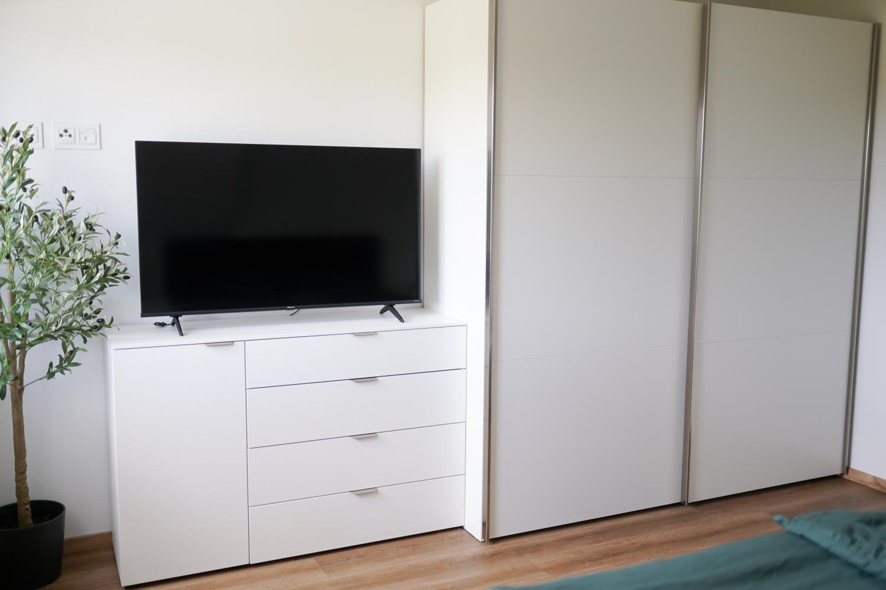 Moderne Bauernhof Wohnung mitten in der Natur